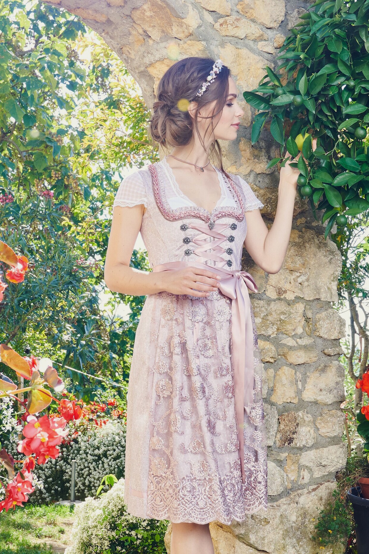 MarJo Dirndl - rose