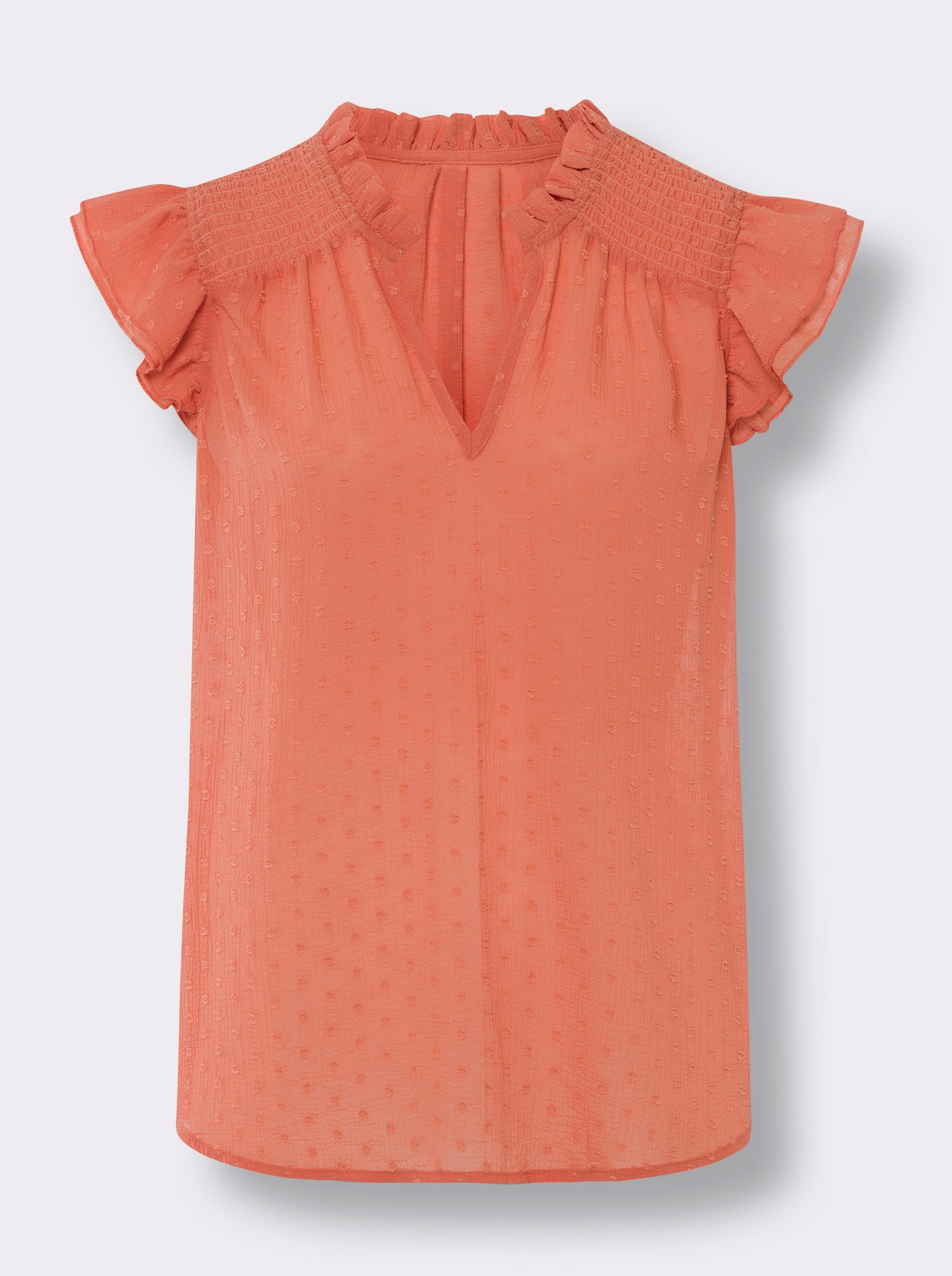 heine Chiffonblouse - papaya