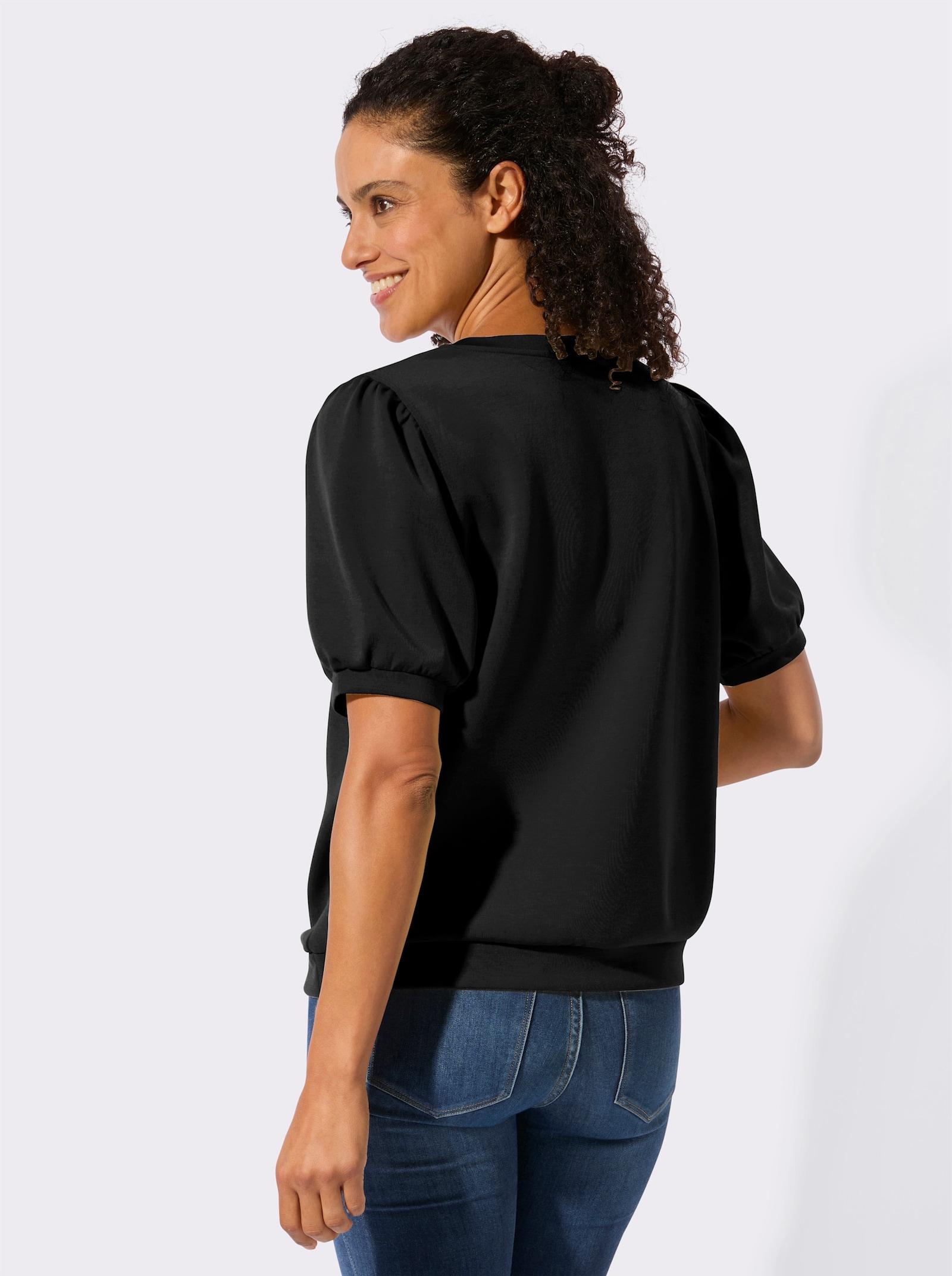 Kurzarmshirt - schwarz