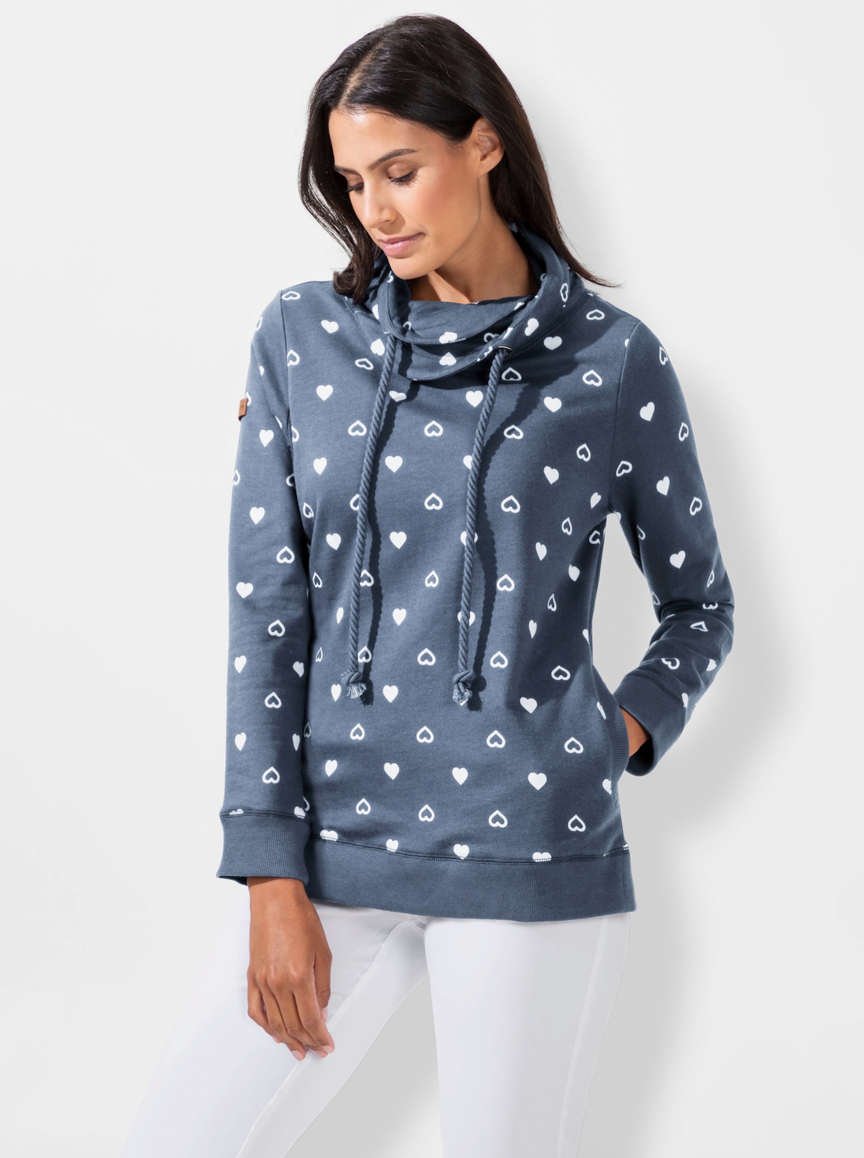 Sweatshirt - hellblau