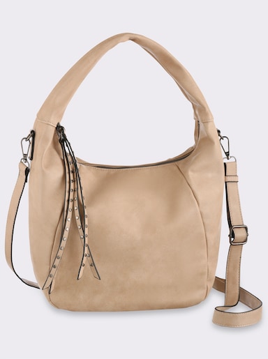 heine Handtasche in Beutelform - beige
