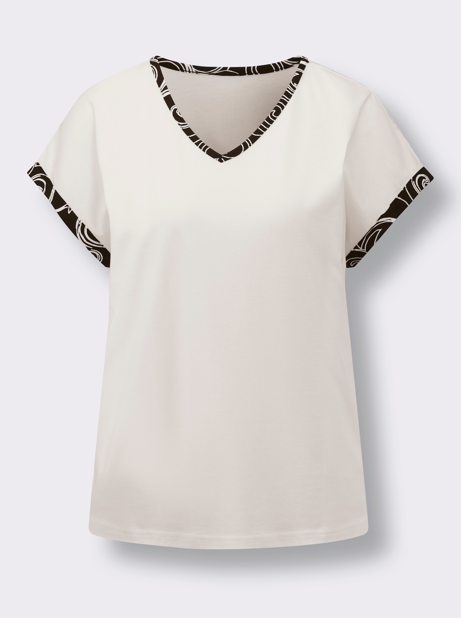 wäschepur Shortys mit Allover-Druck - schwarz-bedruckt + weiß-bedruckt