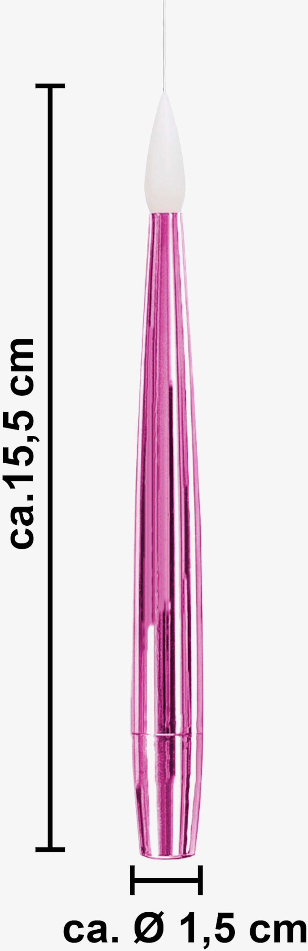 my home LED Dekolicht - chrom rosa