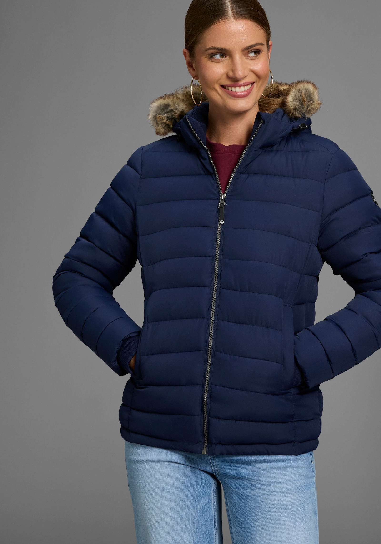 Polarino Steppjacke - marine