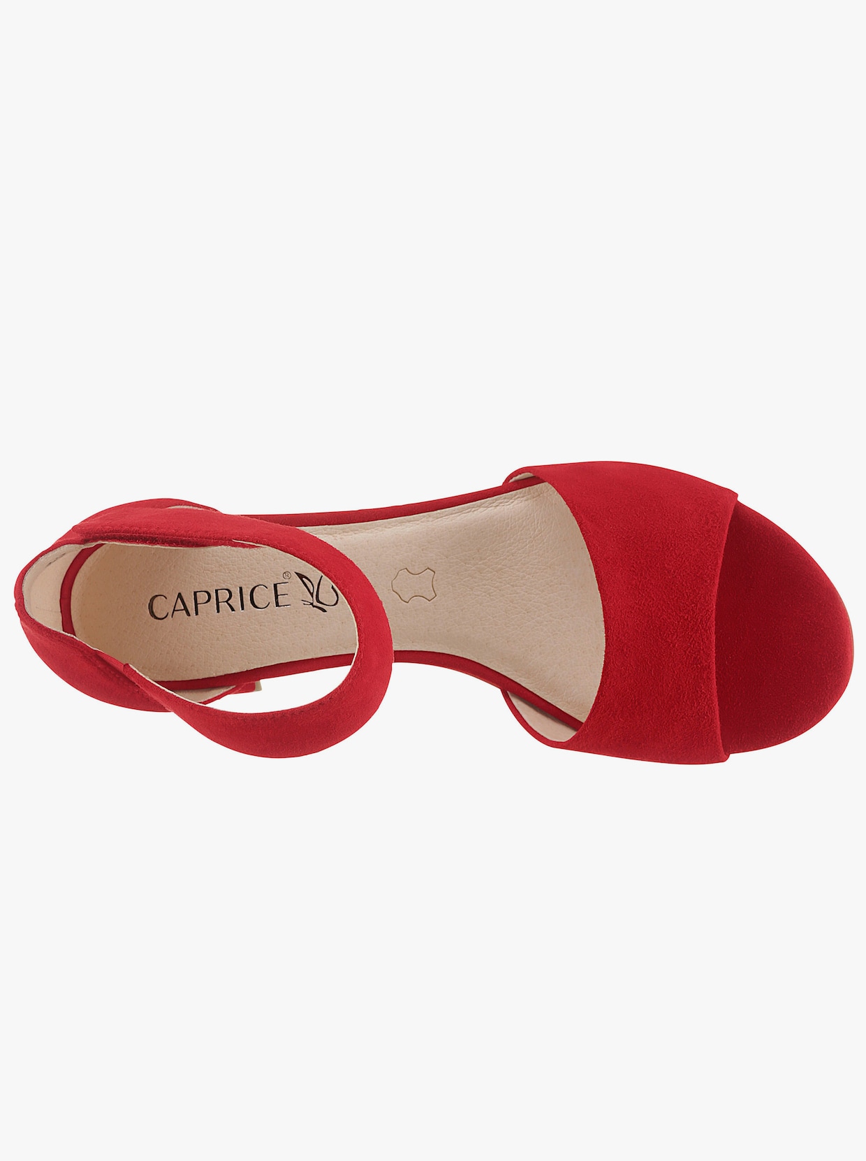 Caprice Sandály - červená