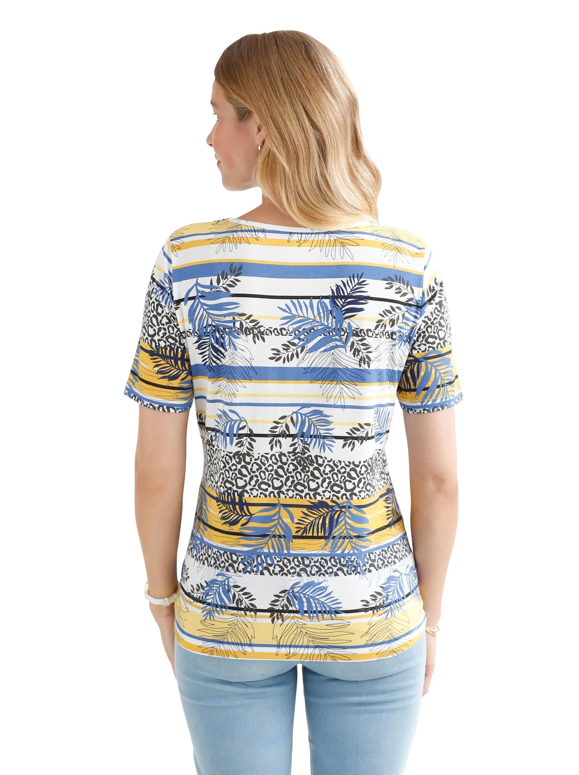 Shirt - ocker-bedruckt