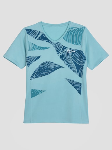 Catamaran Sports Sportshirt - aquamarine gedessineerd