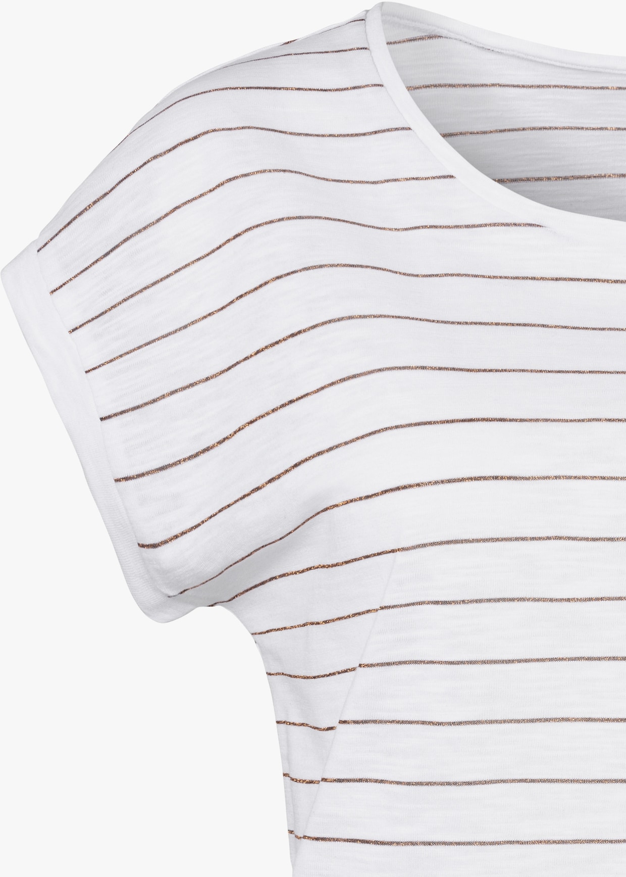 Vivance Shirt met ronde hals - wit, zwart