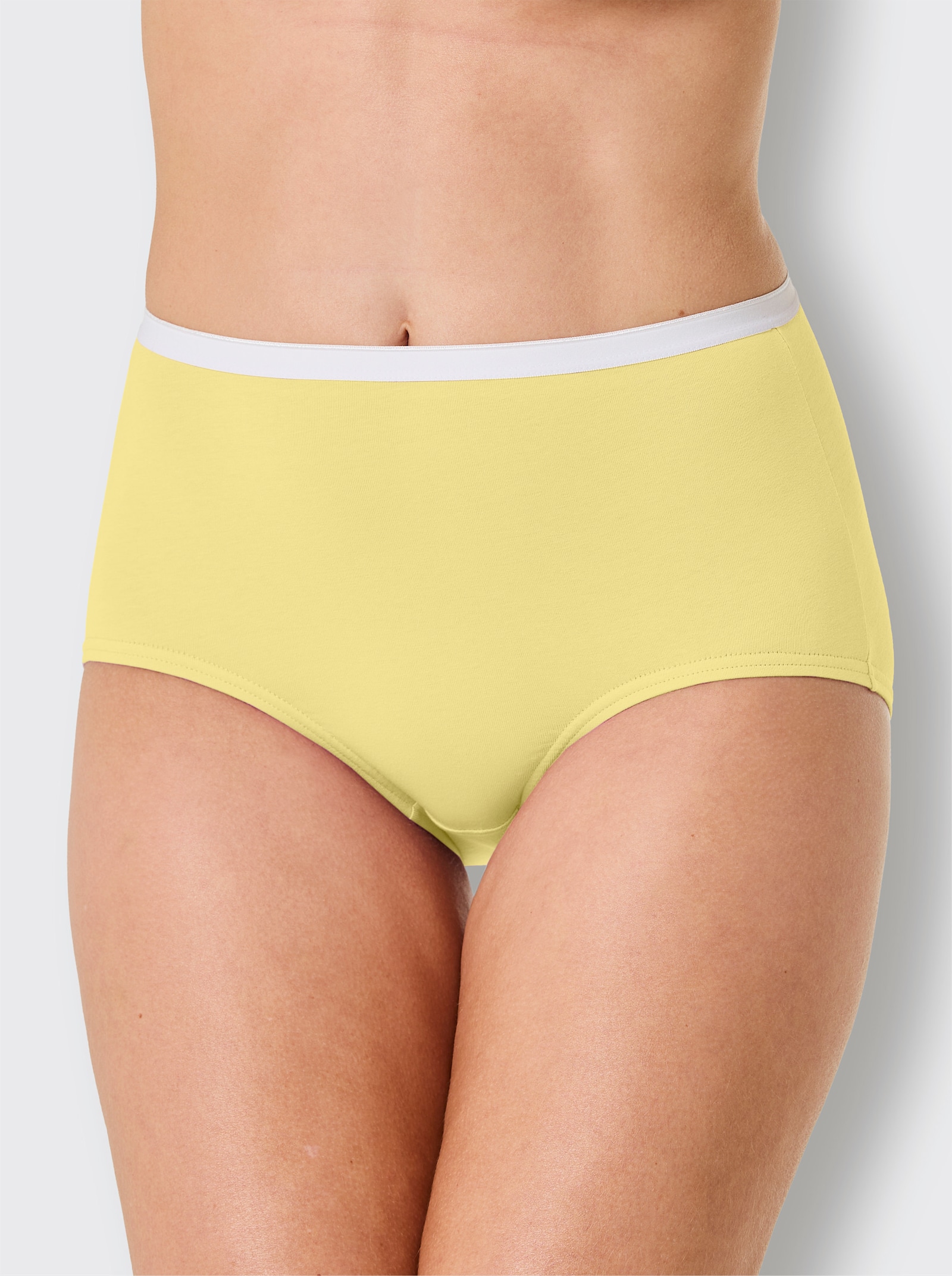 wäschepur Taillenslip - aqua + orchidee + zitrone + taubenblau