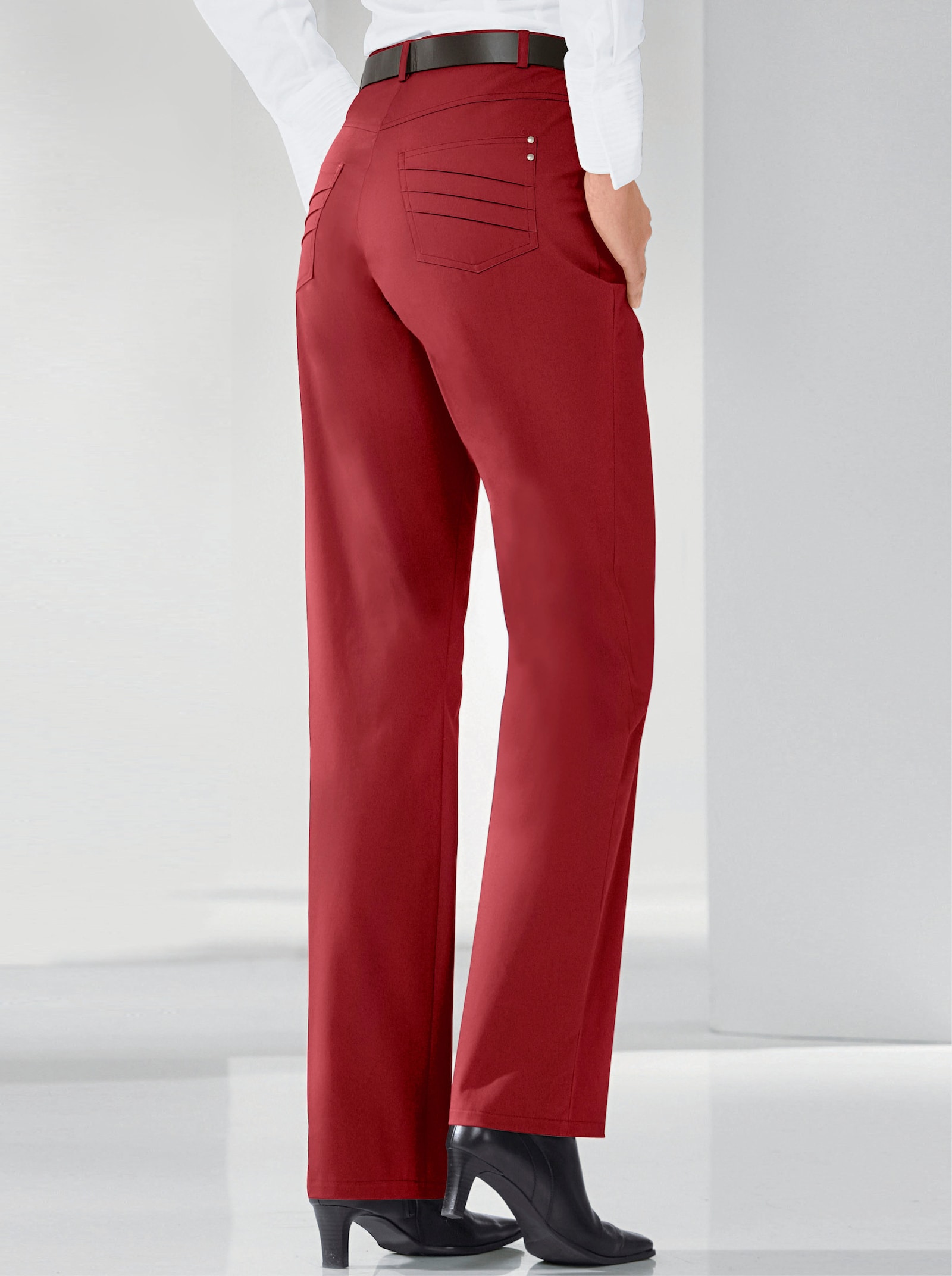 Cosma Functionele broek, vuilafstotend en kreukarm - rood