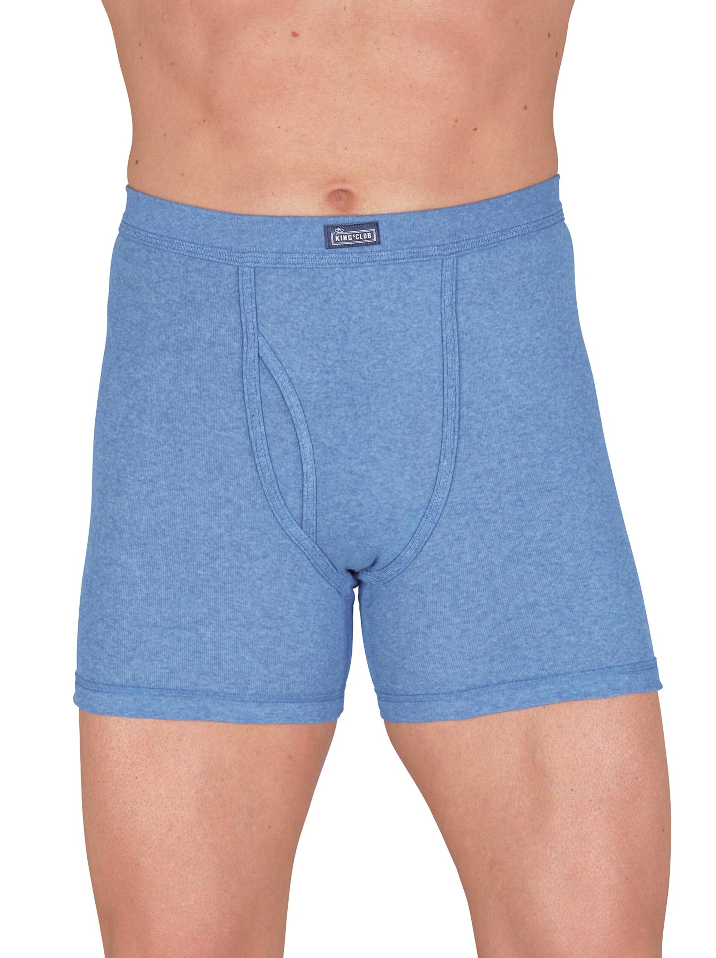 Schlüpfer - hellblau-meliert