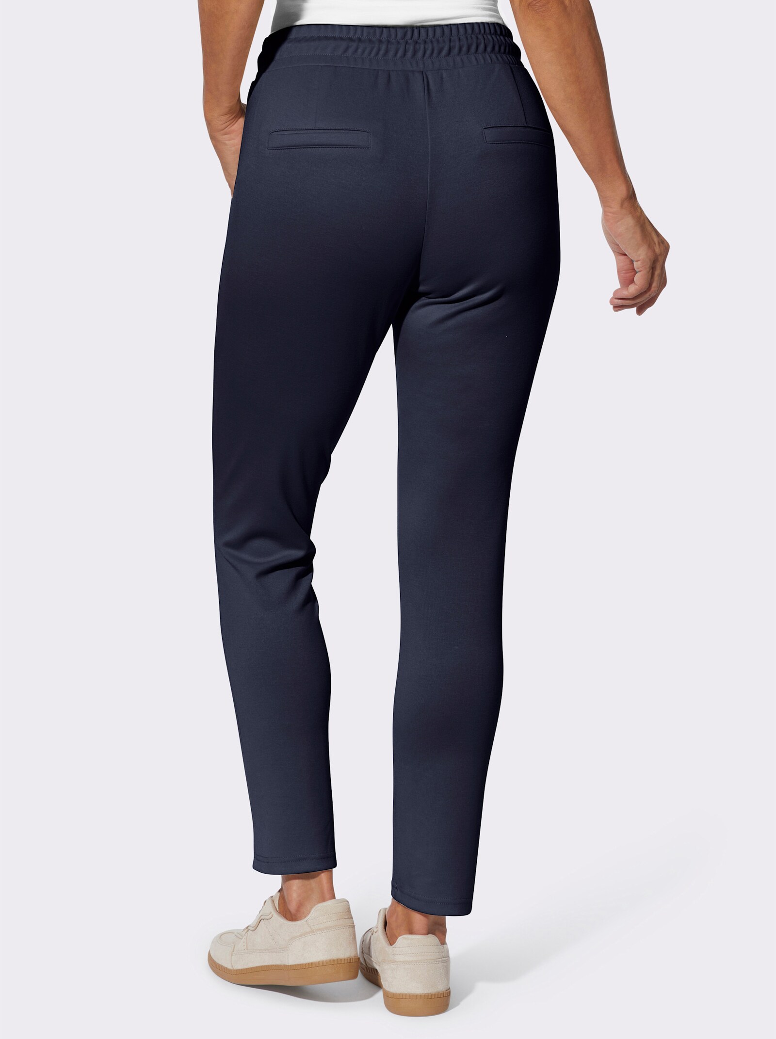 Jogg Pants mit Rundum-Dehnbund - marine