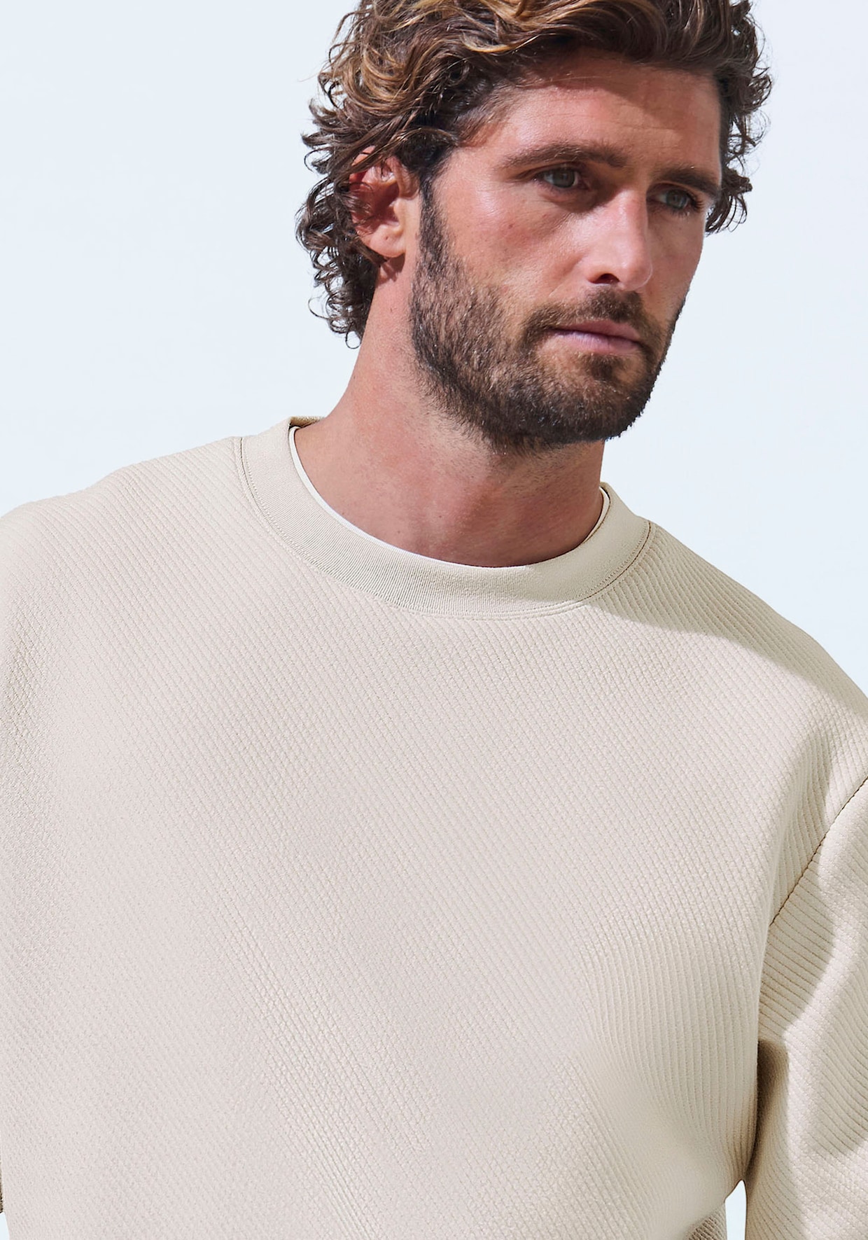 Sweatshirt - crème