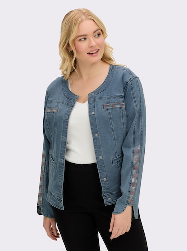 Jeansblazer - blue-bleached
