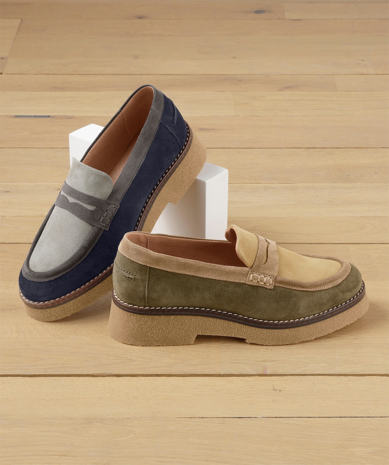 heine Slipper - marine-grau