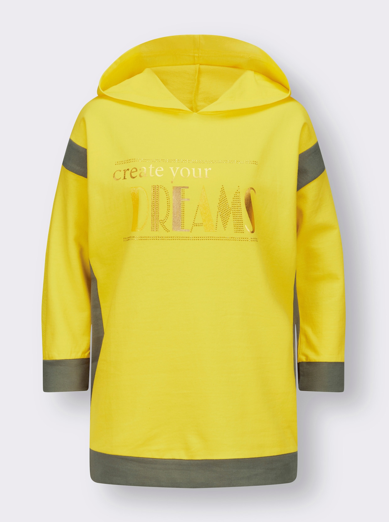 Sweatshirt - limone-khaki