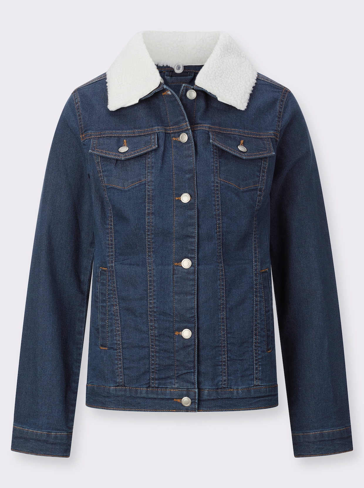 Jeansjack - blue-stonewashed