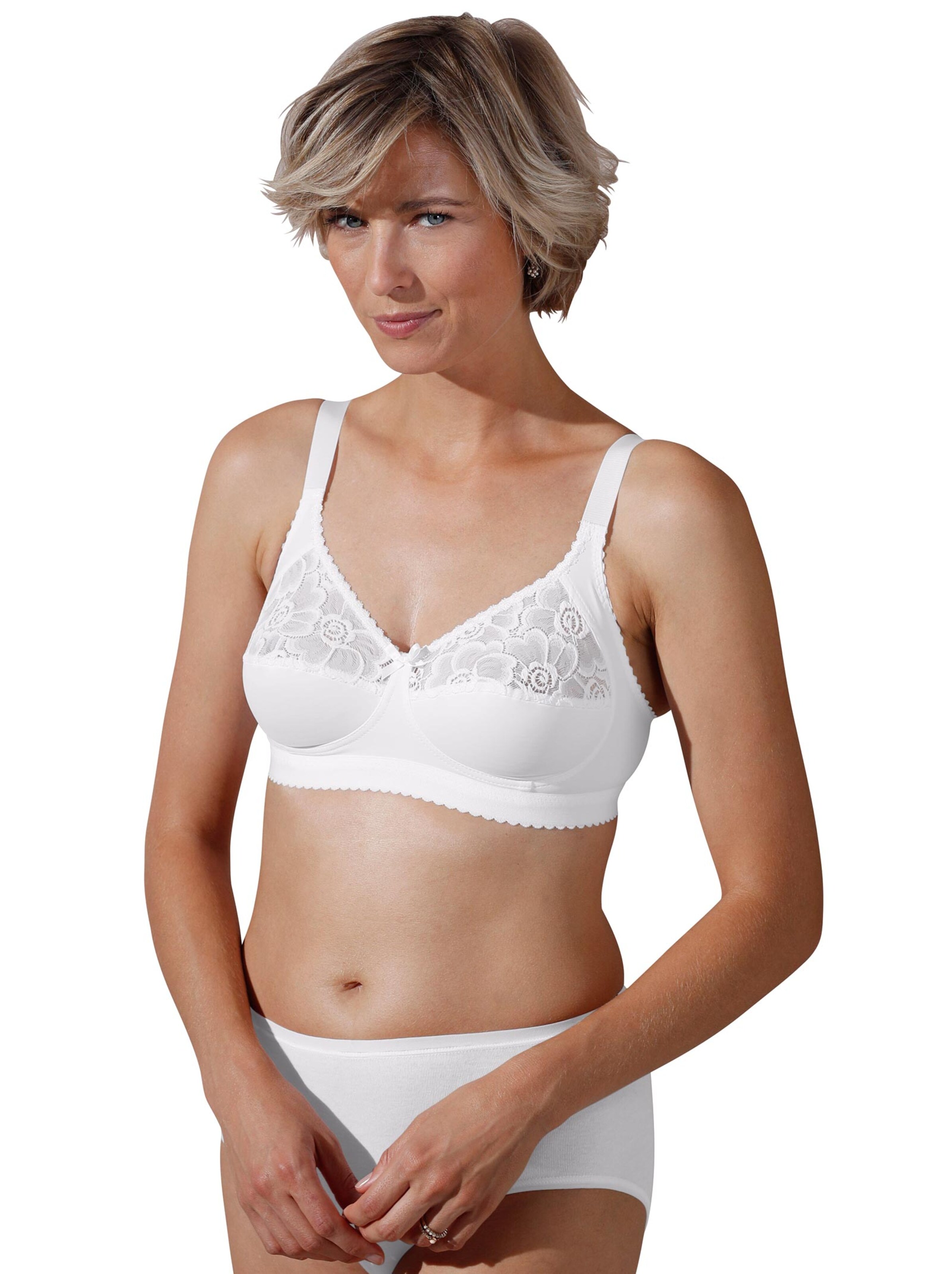 BH ohne Bügel - weiß