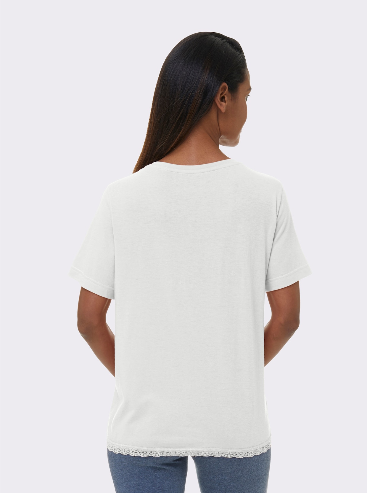 wäschepur Pyjama-T-shirt - couleur ivoire