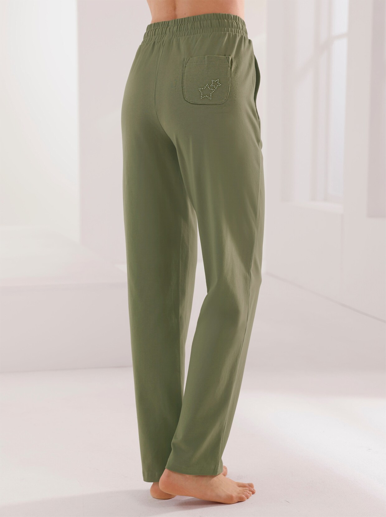 feel good Broek - kaki