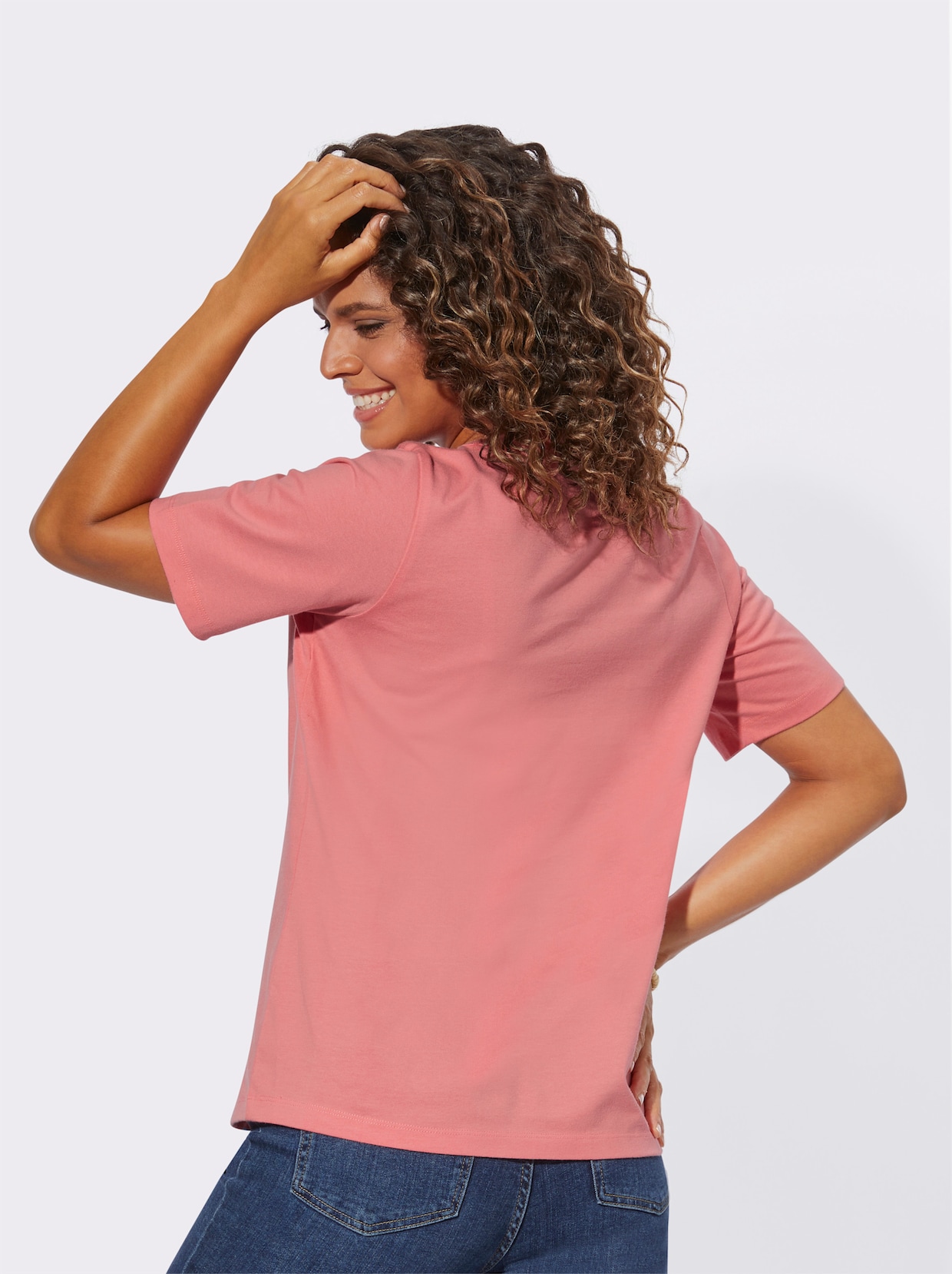 Rundhalsshirt - flamingo