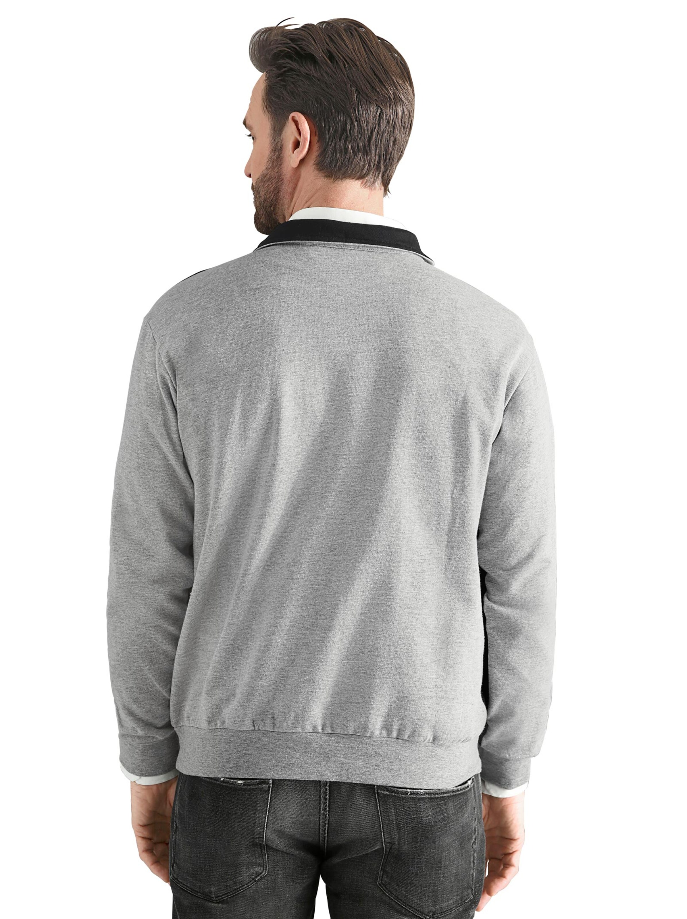 Sweatshirt - hellgrau-meliert