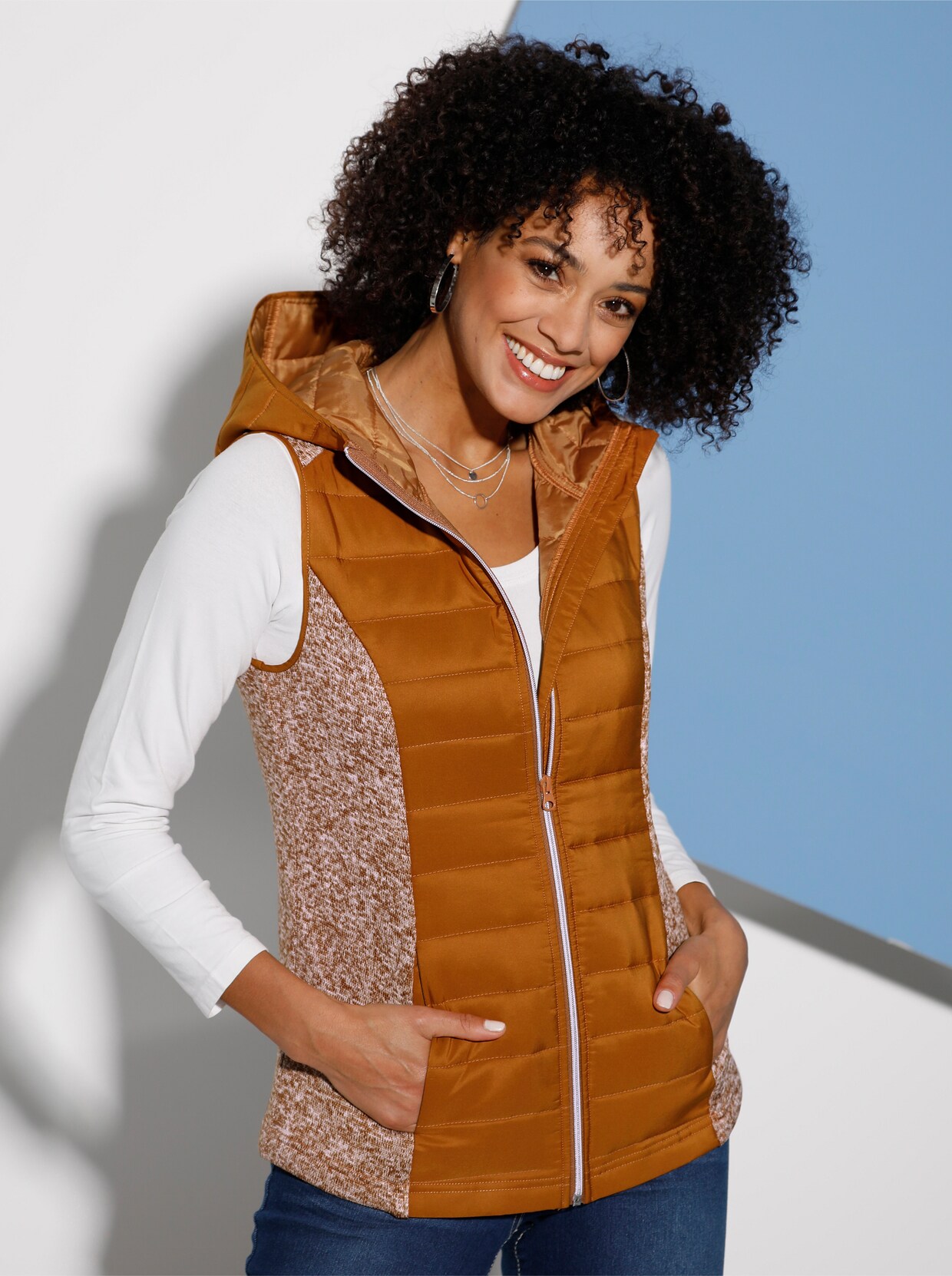 Gilet - cognac