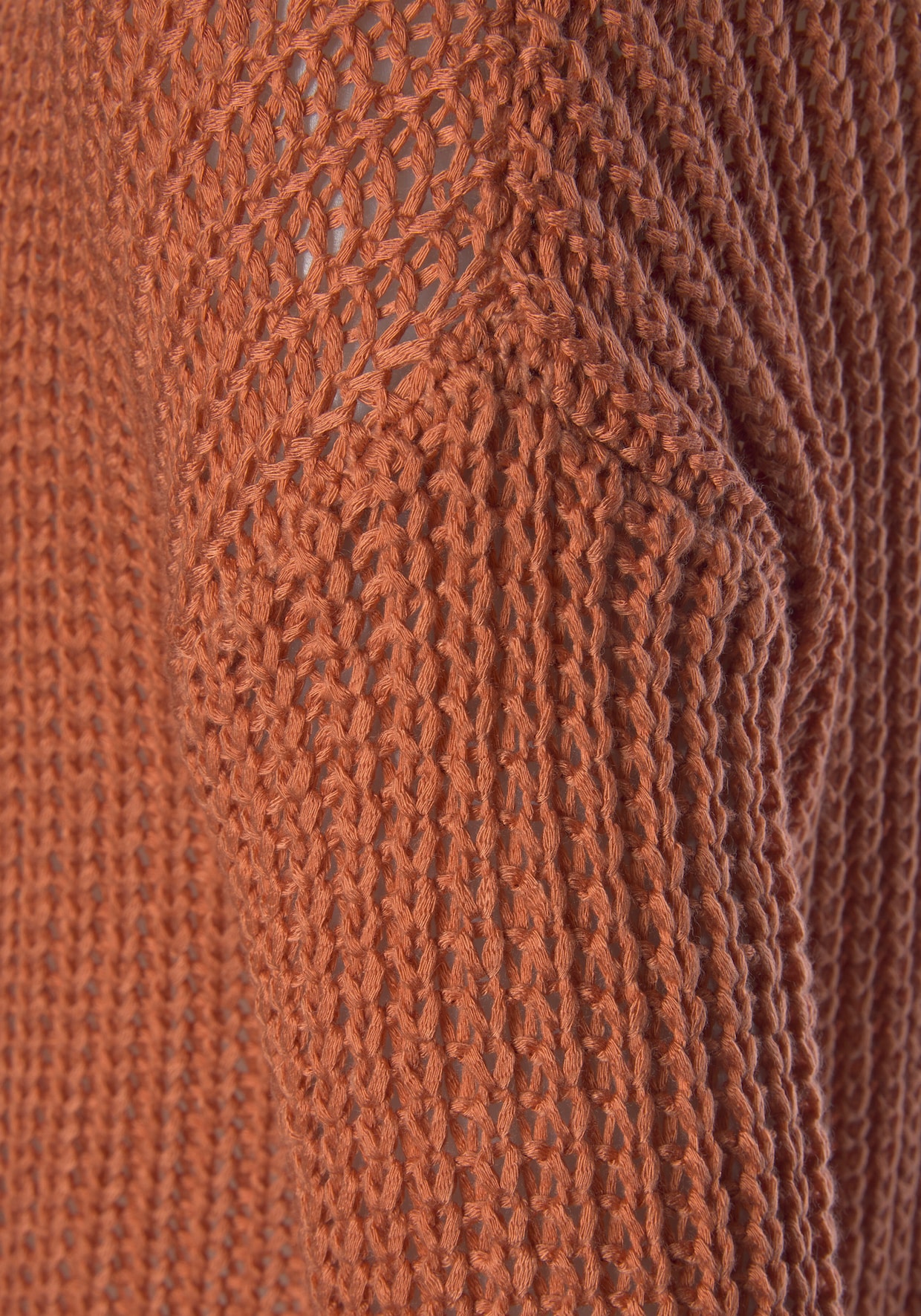 LASCANA Pullover met ronde hals - oranjerood