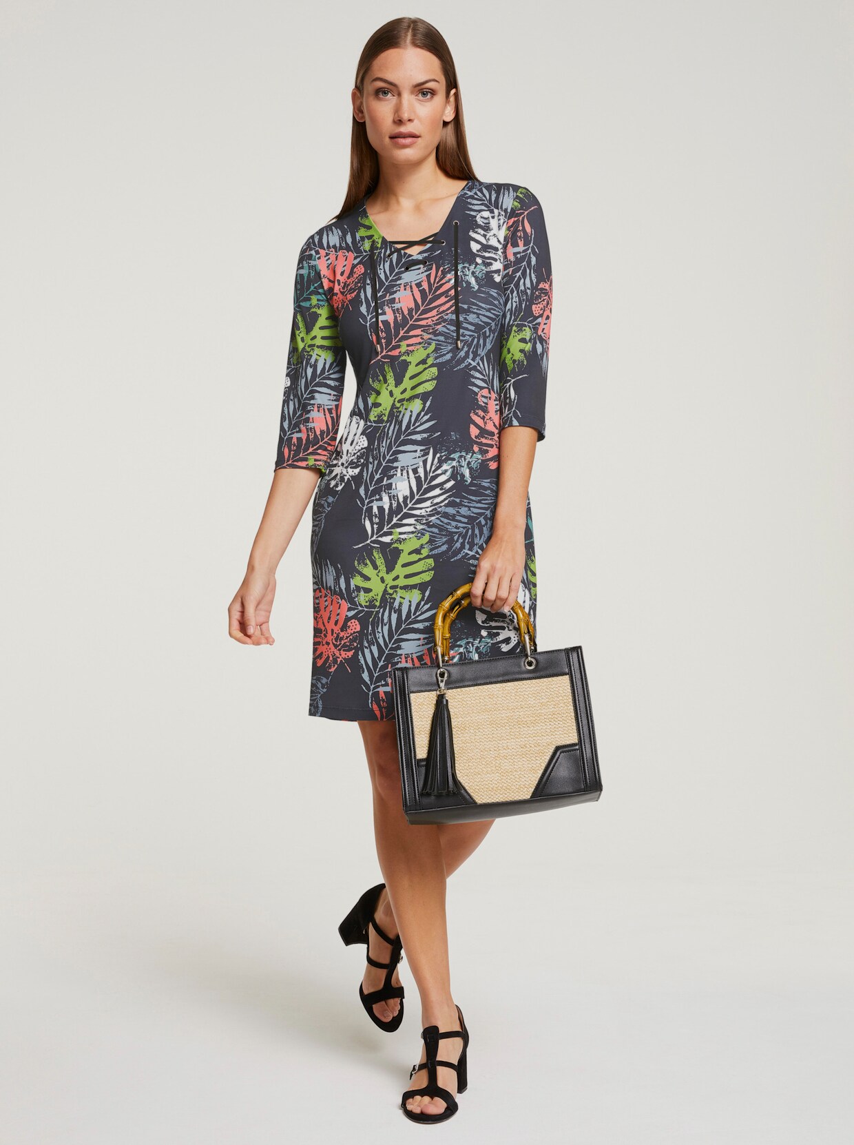 heine Druck-Kleid - bunt