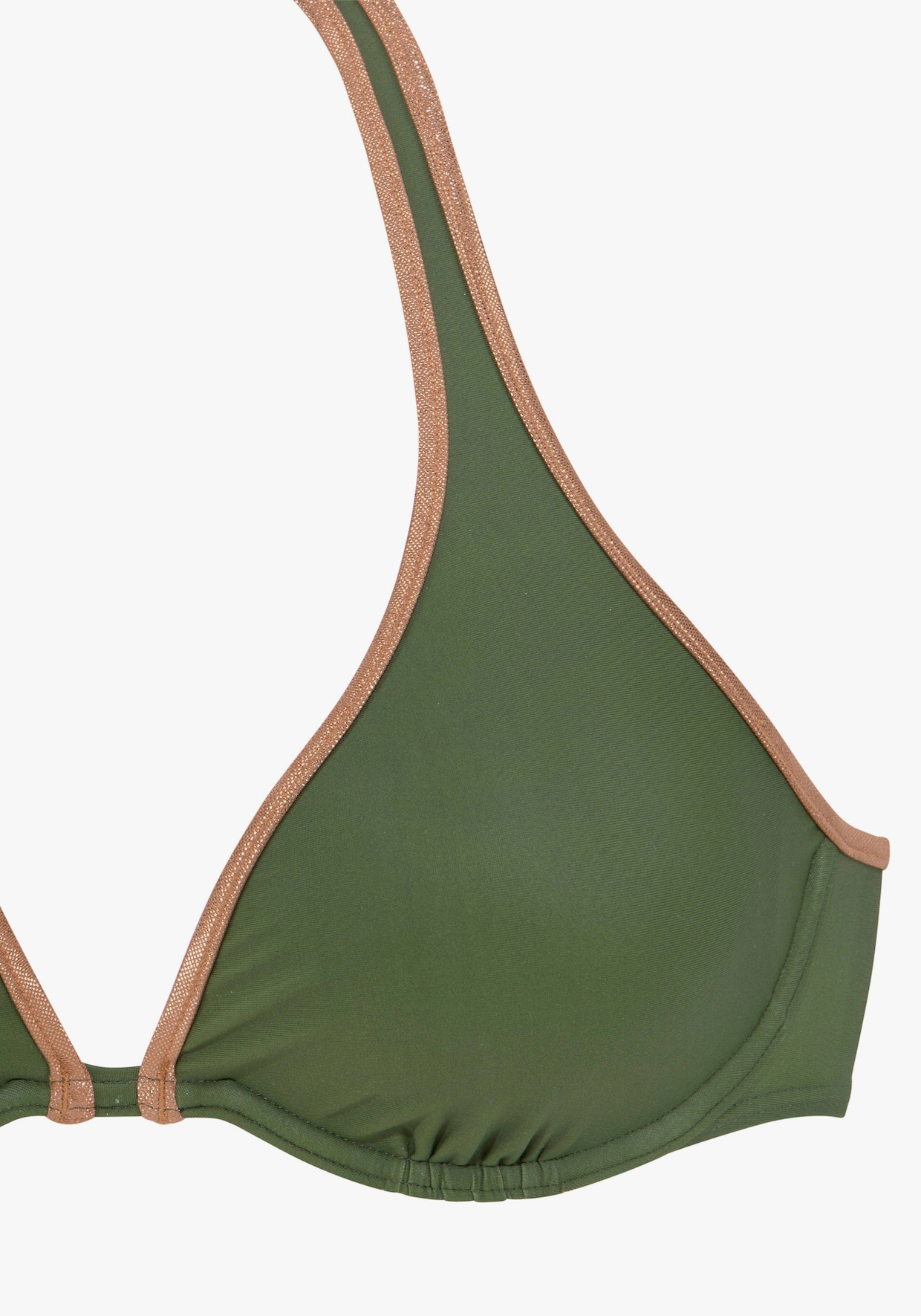 Bruno Banani Haut de maillot de bain à armatures - vert olive