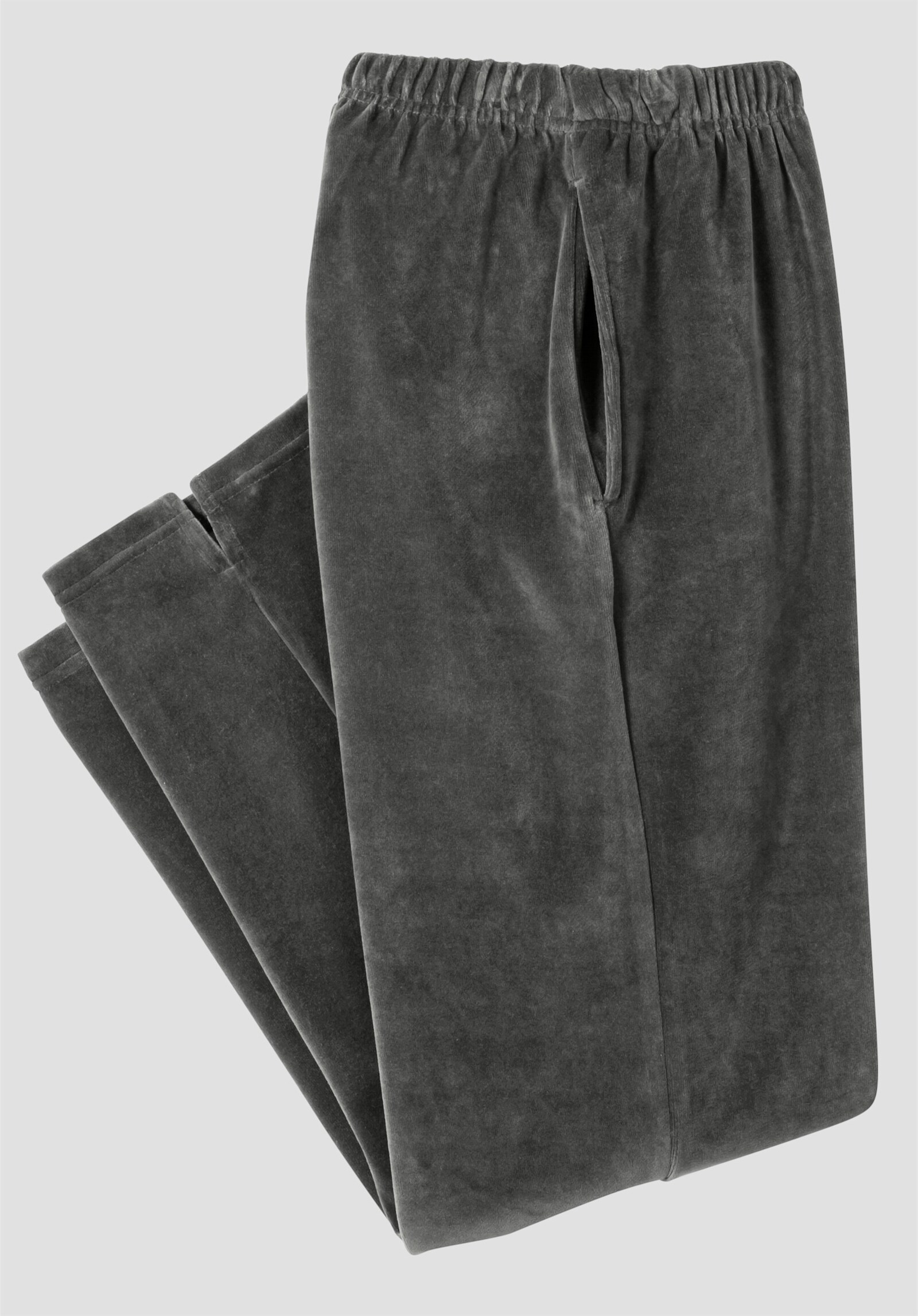 Nickihose mit 2 Seitentaschen - dunkelgrau