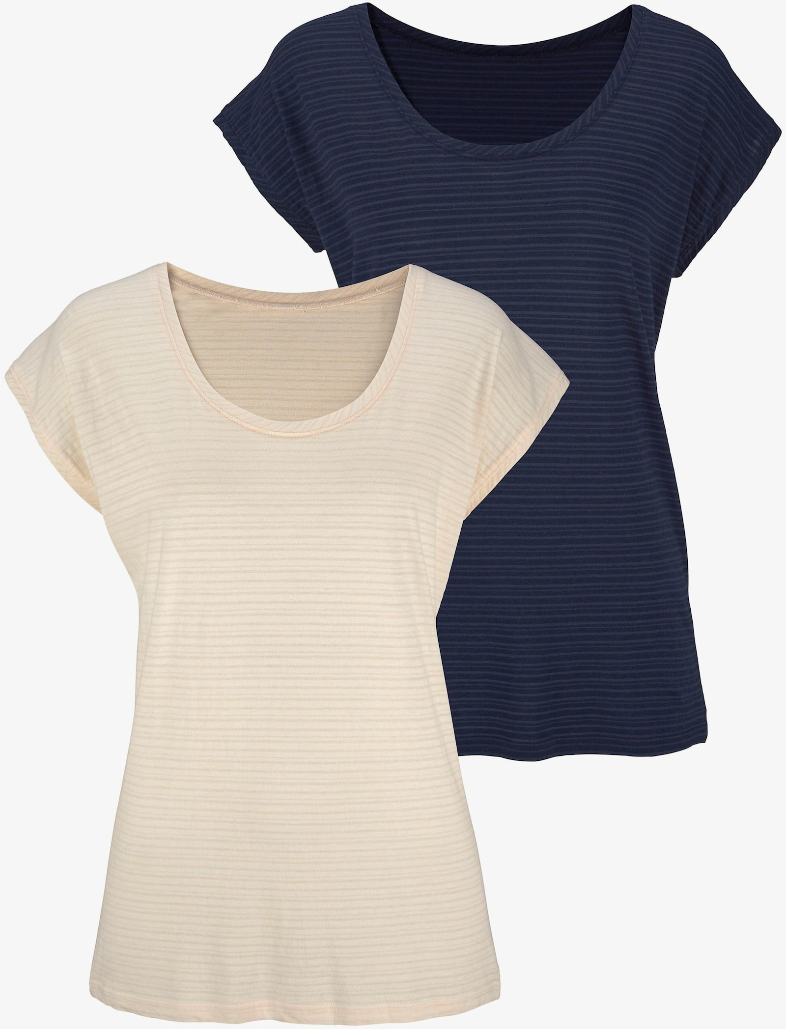 Beachtime T-shirt à manches courtes - marine, crème