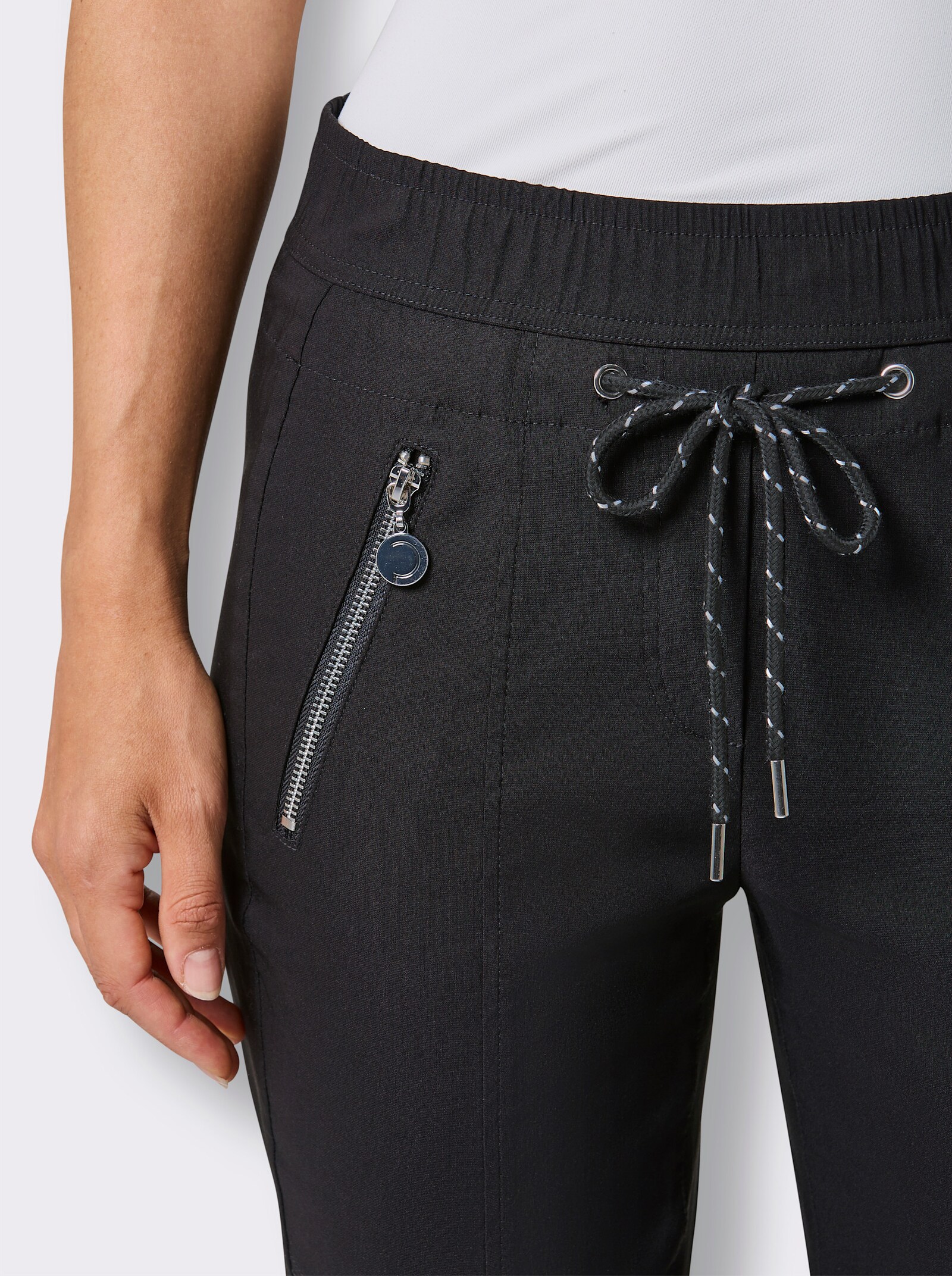 CREATION L PREMIUM Edel-Jogpants mit Modal - schwarz