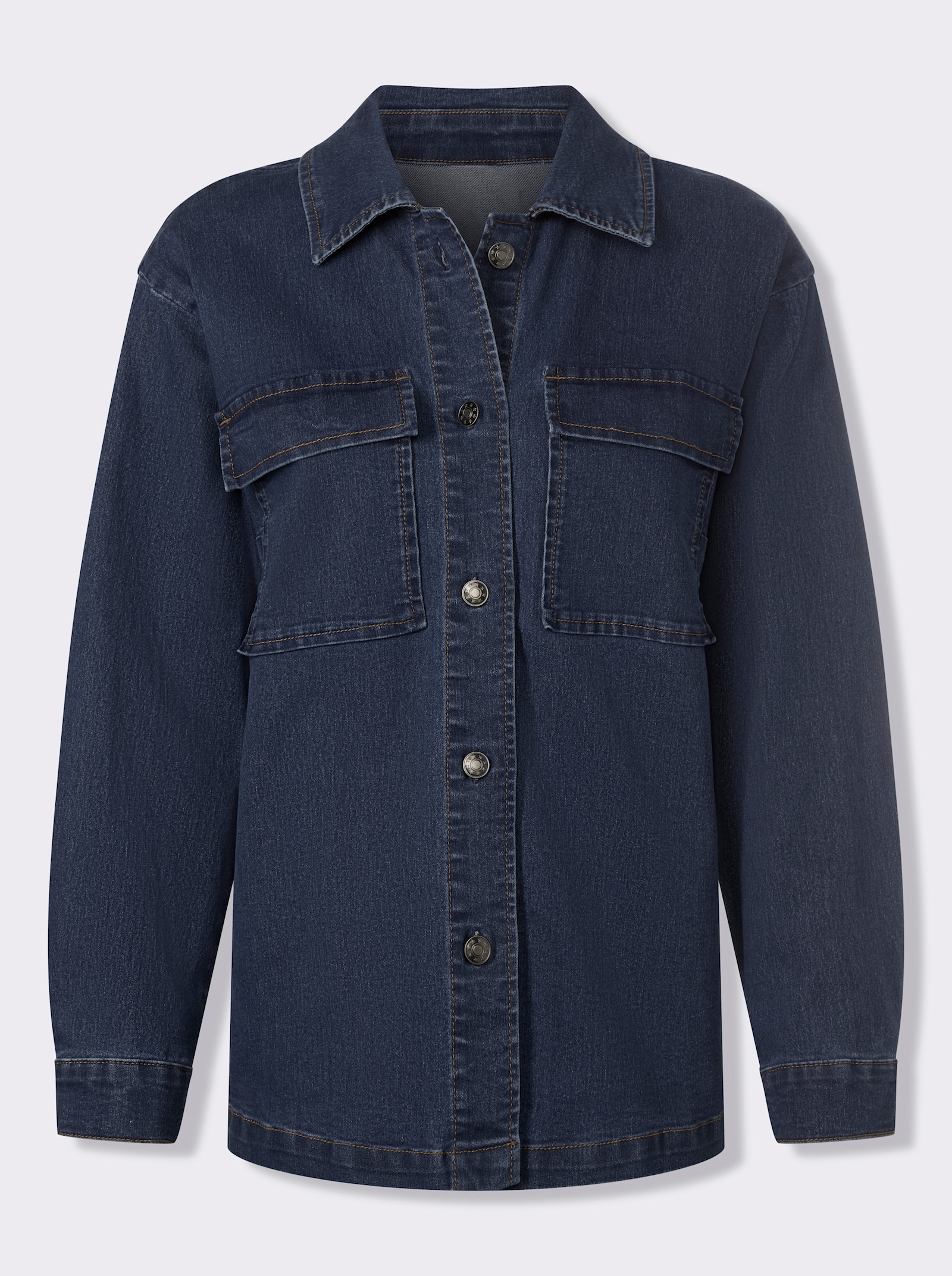 heine Jeansjacke in leichter Waschung - blue-stone-washed