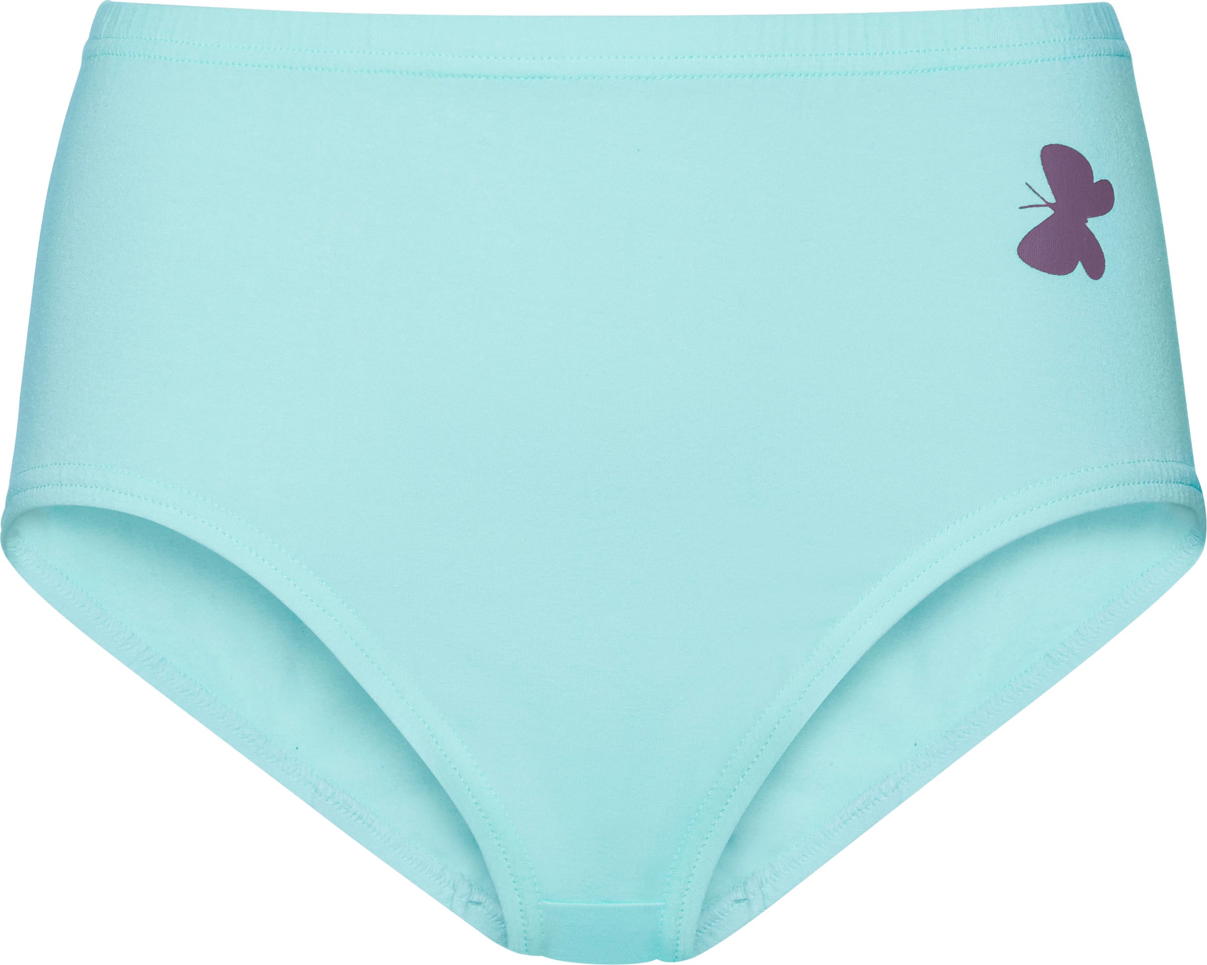Wäschepur Damen Blau/Rosa/Hellblau Slip Gr. 36/38, 6 Stk., Bunt (Rosé, Bleu, Mint), 95% Baumwolle, 5% Elasthan, Unterhosen Slip - Bild 2