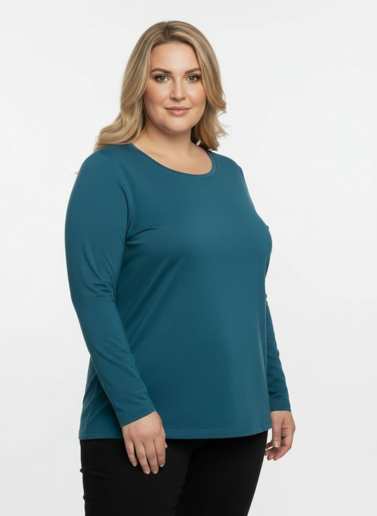 Rundhalsshirt mit zertifizierter Baumwolle - topas