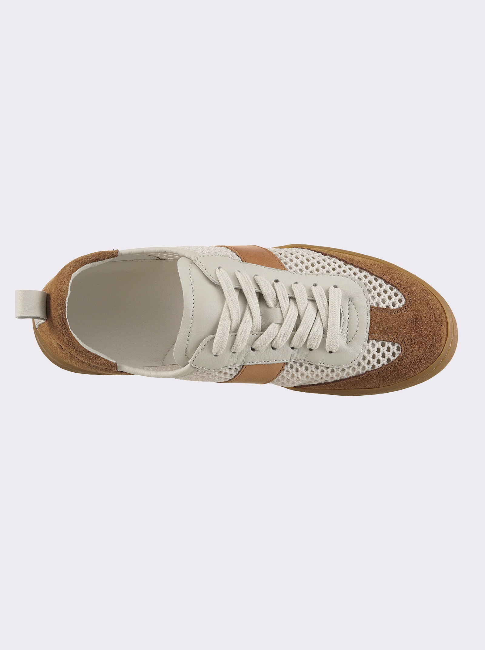 heine Sneaker - cognac-weiß