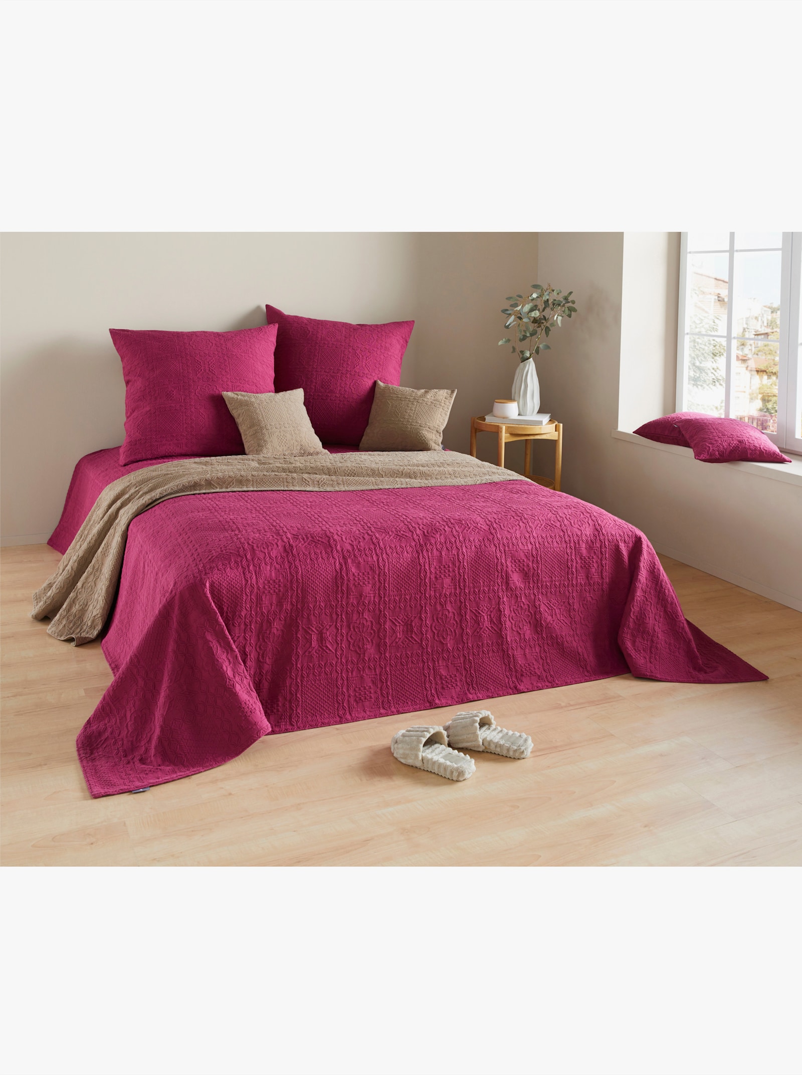 Pereira da Cunha Tagesdecke - bordeaux