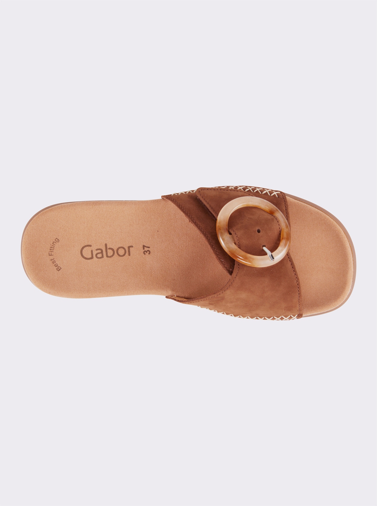 Gabor Slippers - cognac