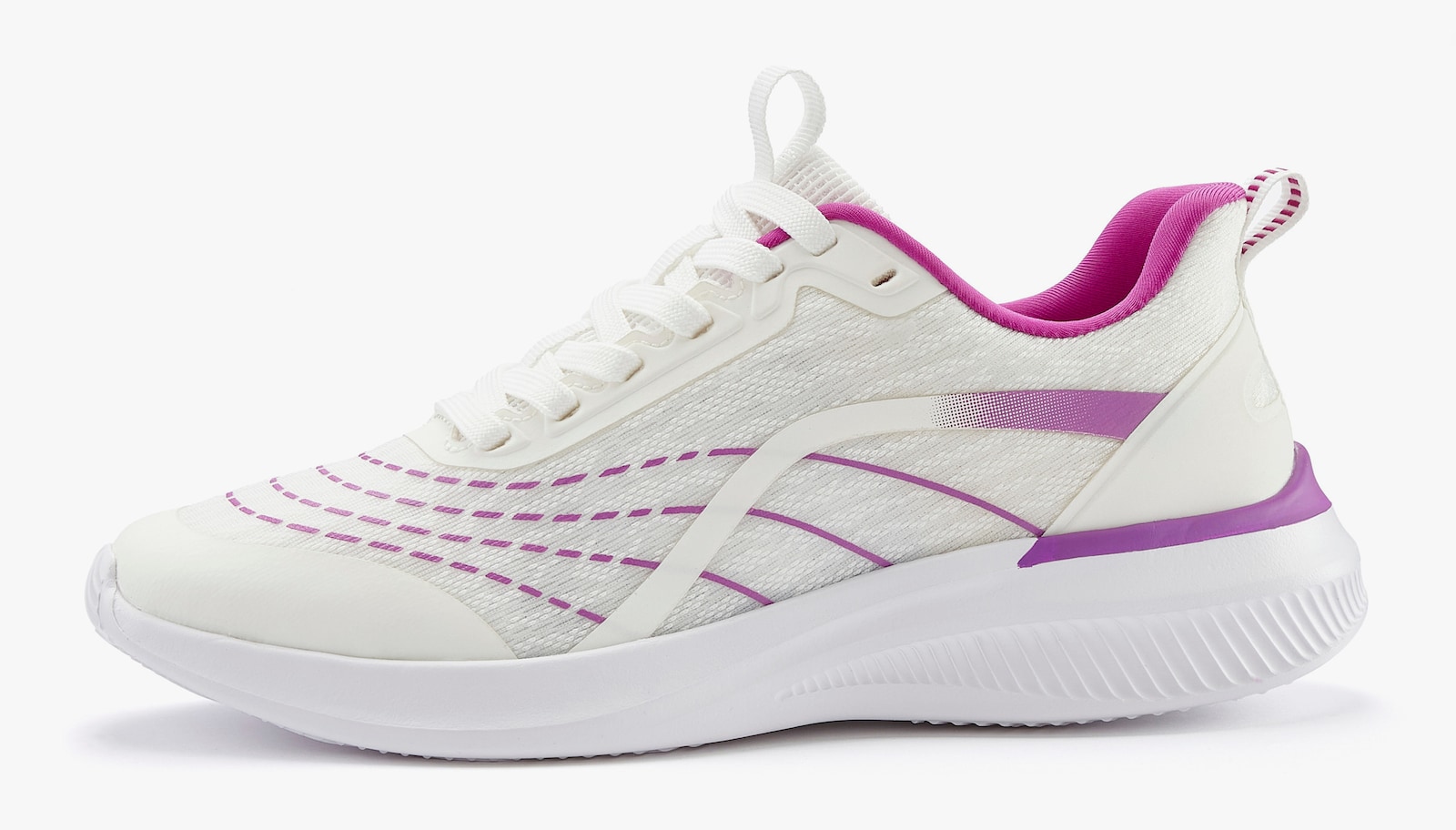 LASCANA Sneaker - weiß/lila