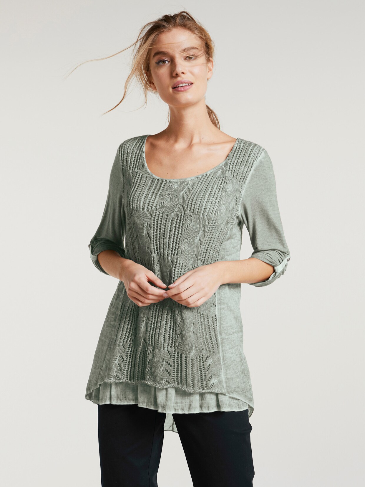 heine Pullover - salie