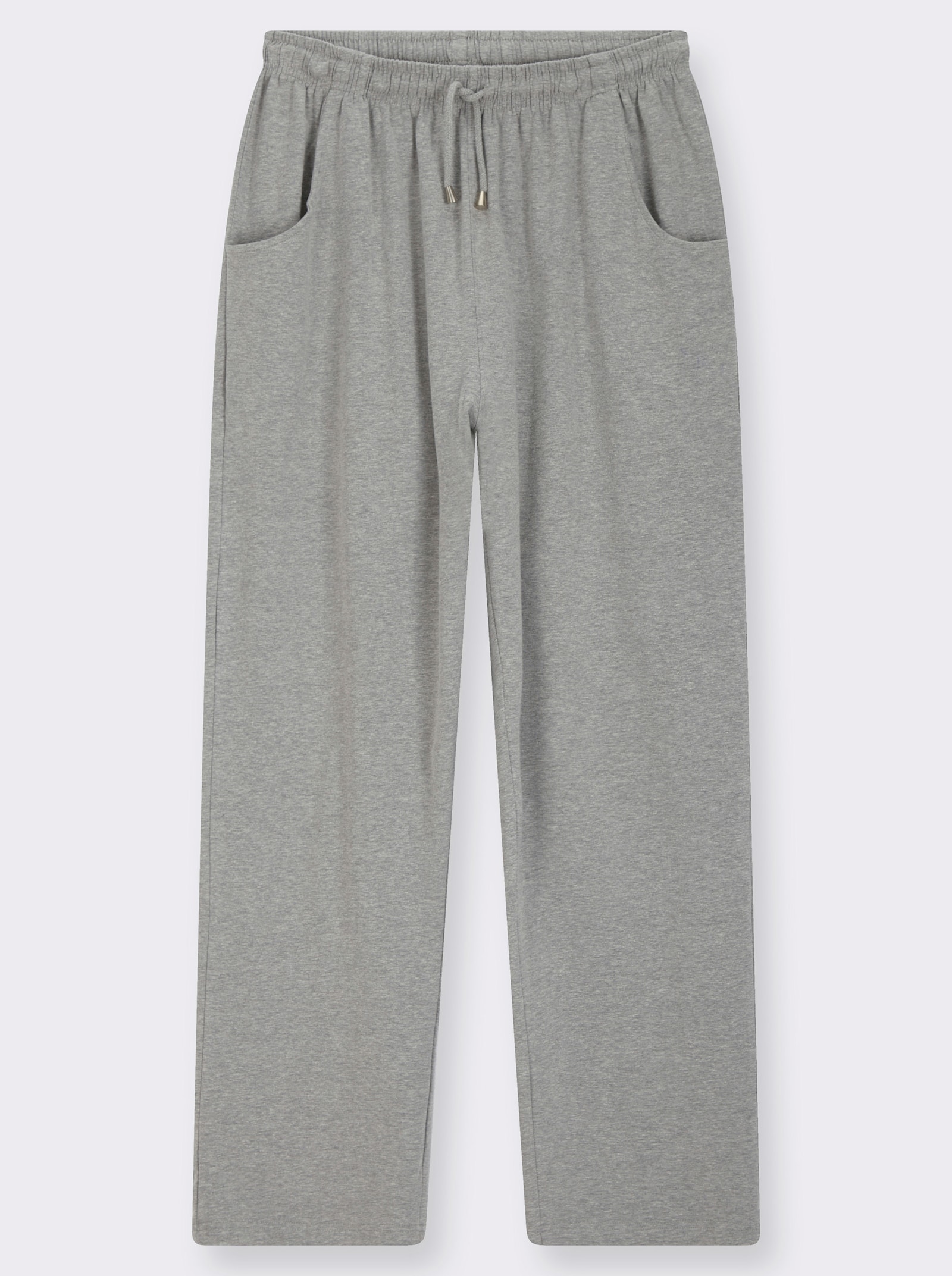 Freizeithose mit Kordelzug - grau