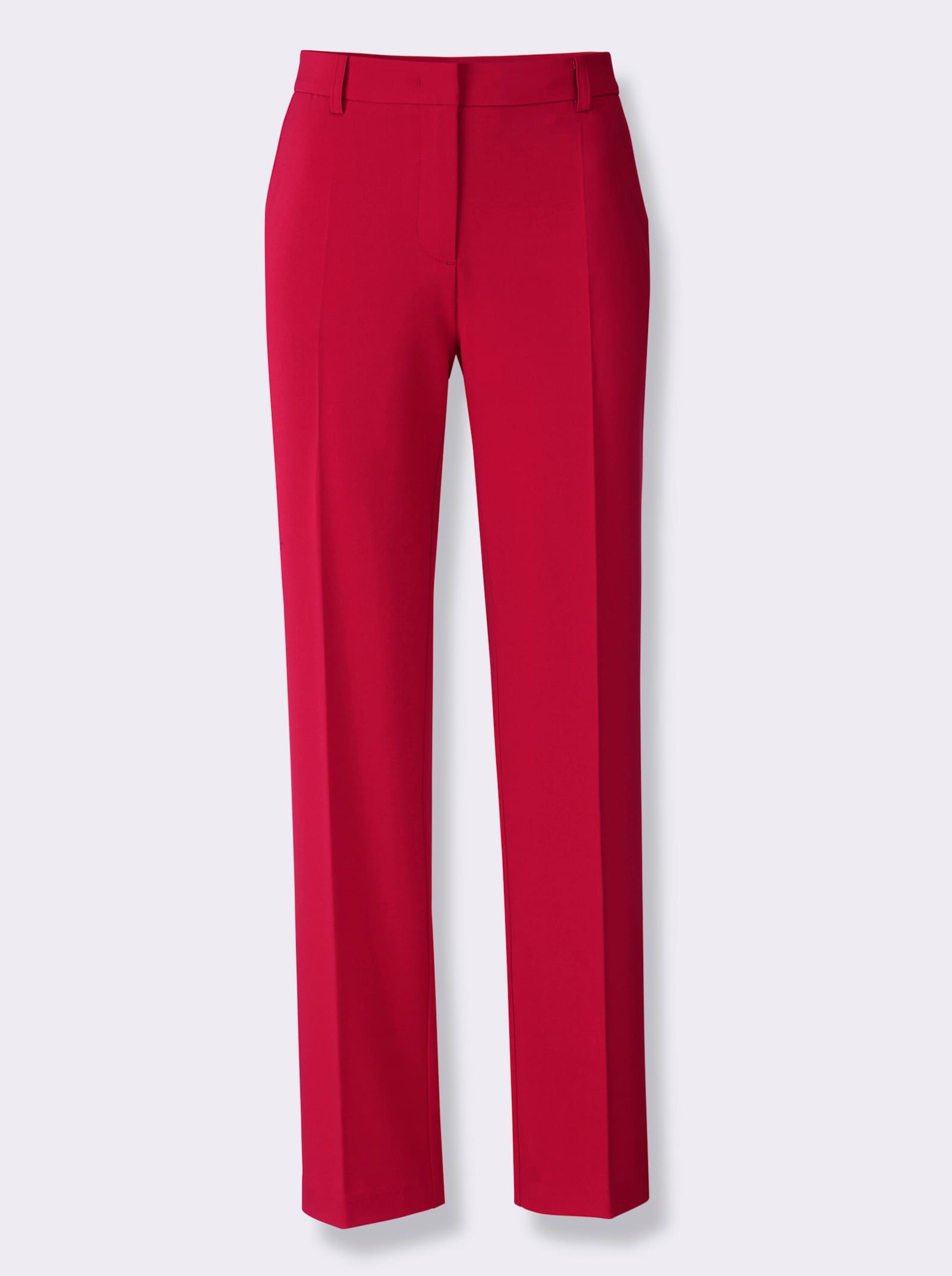 Anzughose in knöchelfreier Länge - rot