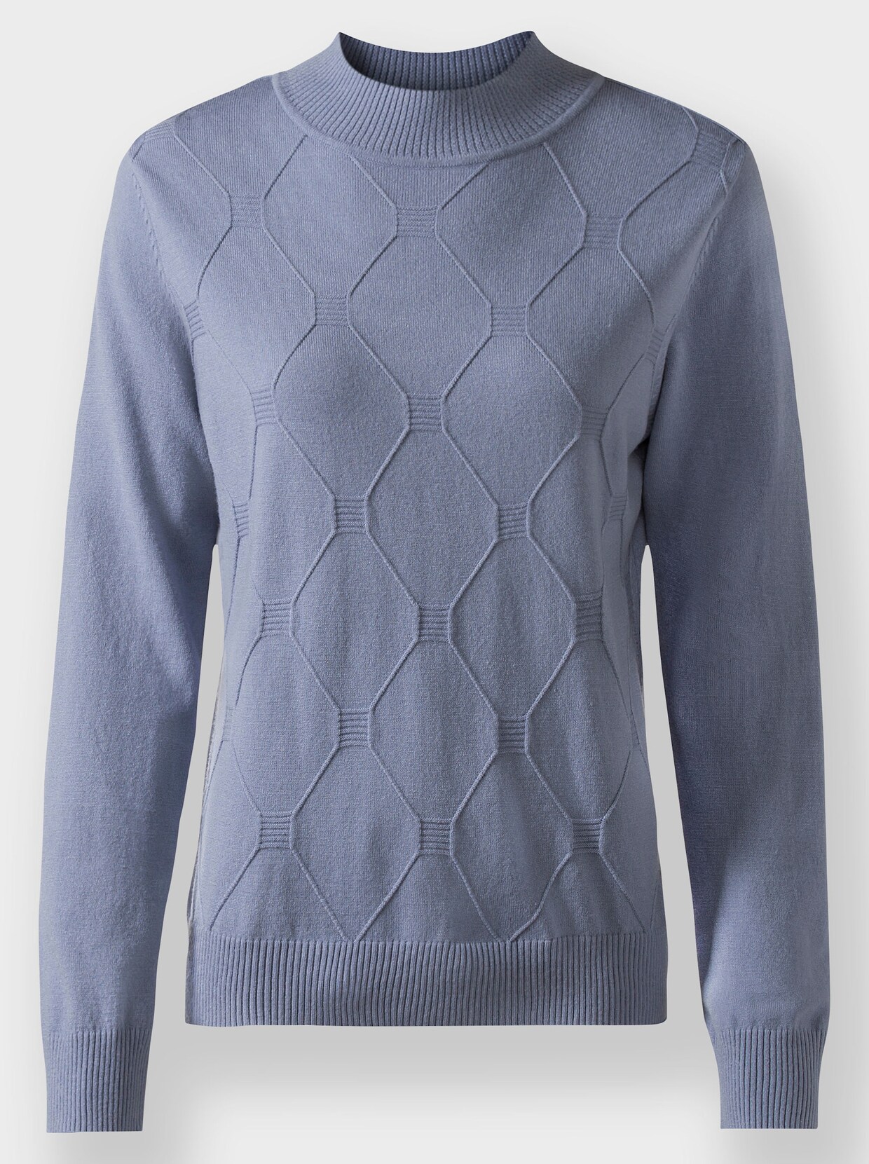 Pullover - taubenblau