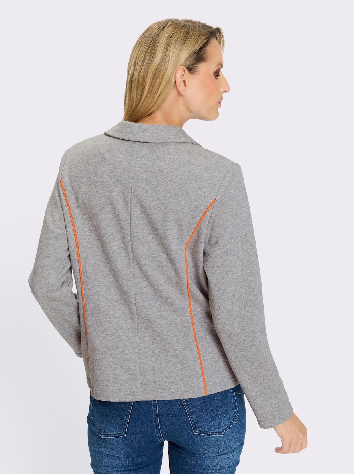 heine Jerseyblazer - hellgrau-meliert