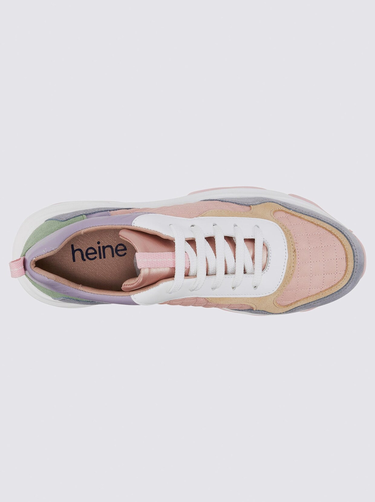 heine Sneaker - rose-blau-bunt