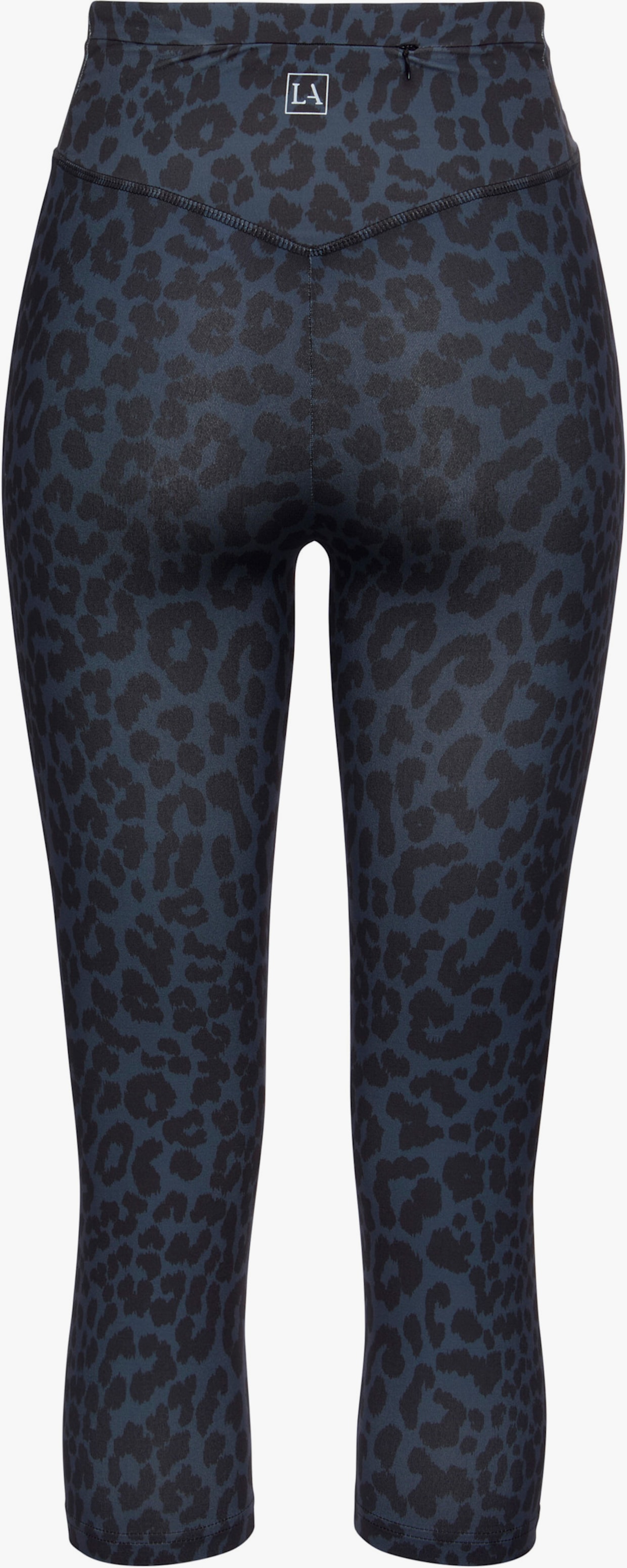 LASCANA ACTIVE legging corsaire - léopard-anthracite