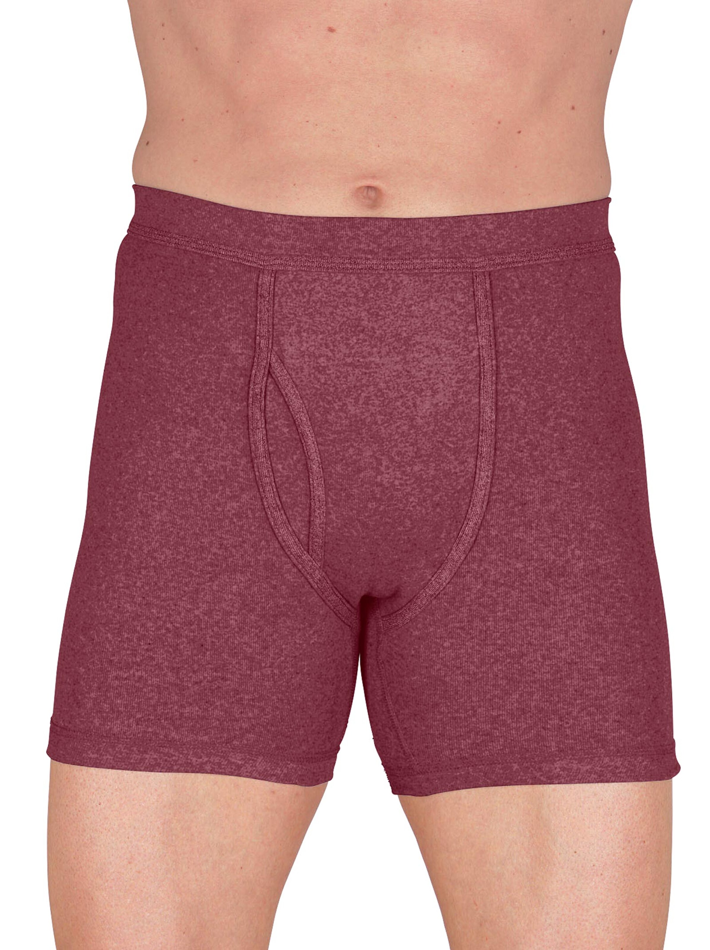 Schlüpfer - bordeaux-meliert