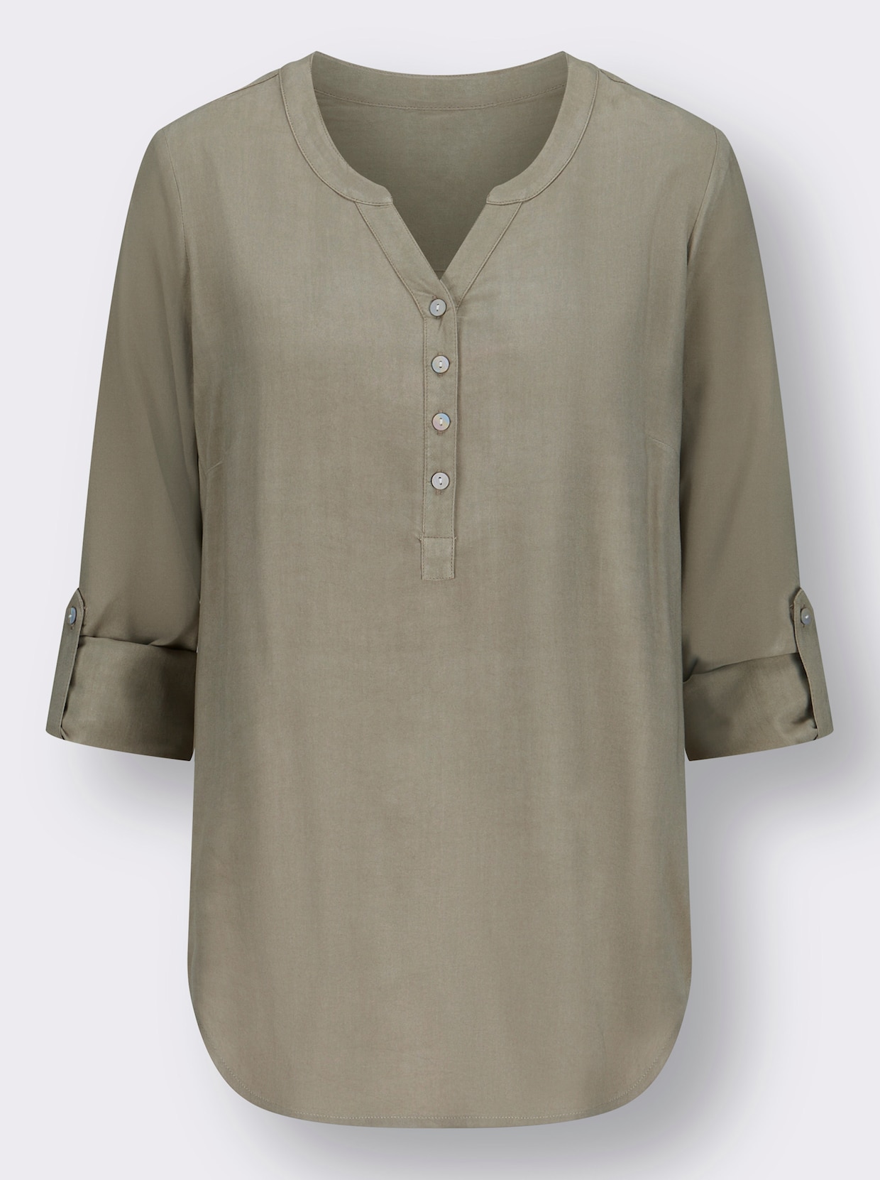 Longline blouse - leem