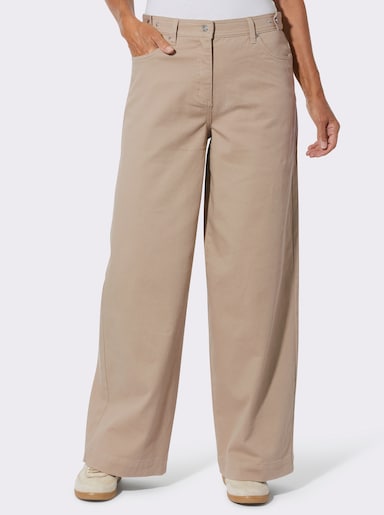 Hose in Baumwoll-Qualität - beige